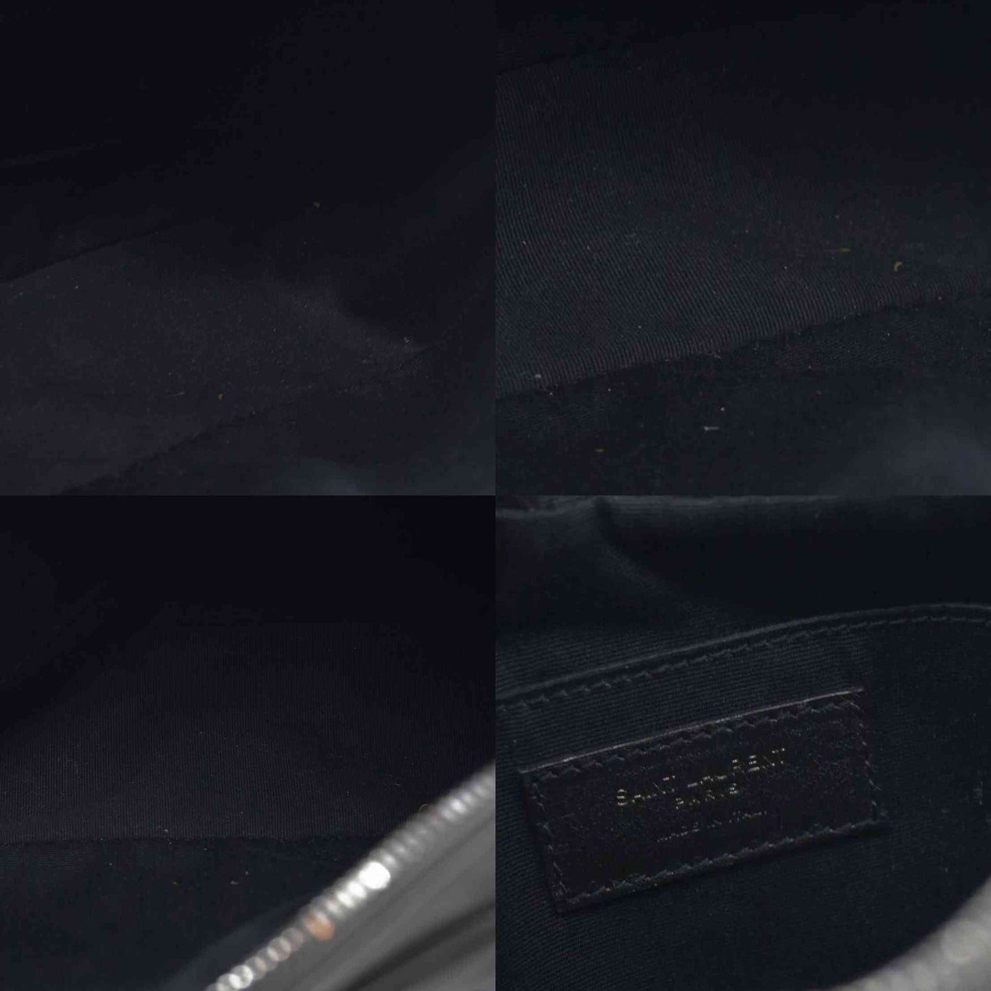 $1690 Saint Laurent Chevron Lou Camera