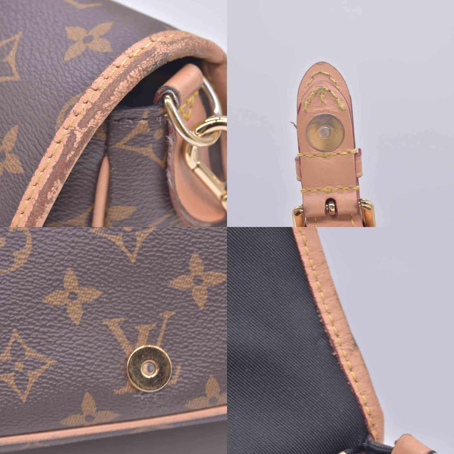 $2940 Louis Vuitton Monogram Diane Black