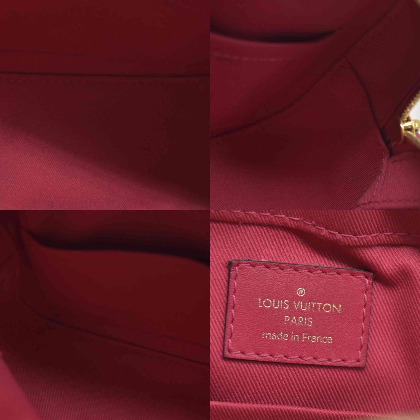 $1710 Louis Vuitton Saintonge Freesia Pink Monogram Canvas Cross Body Bag DU2108 2018