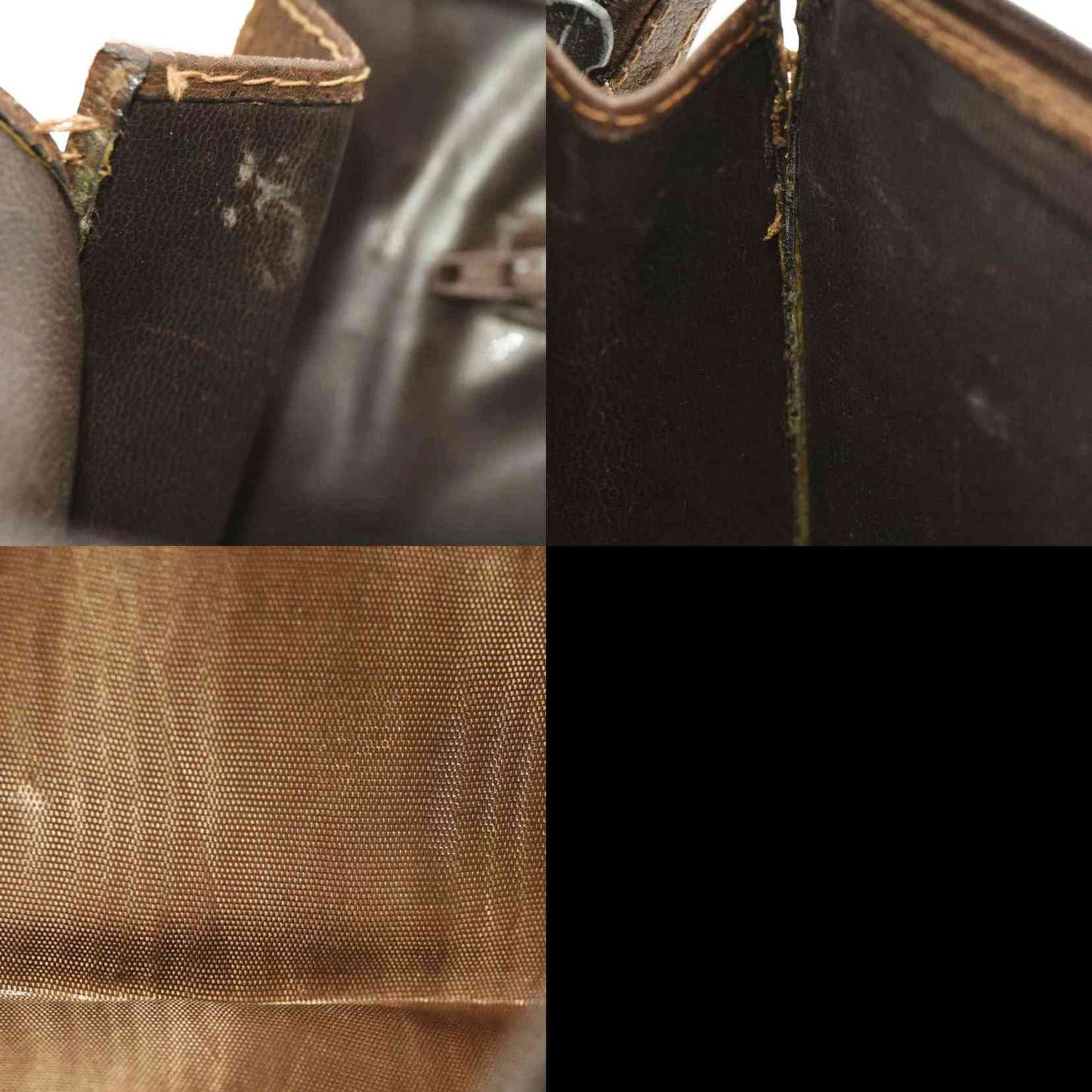 Vintage GUCCI GG Logo PVC Clutch Bag Beige