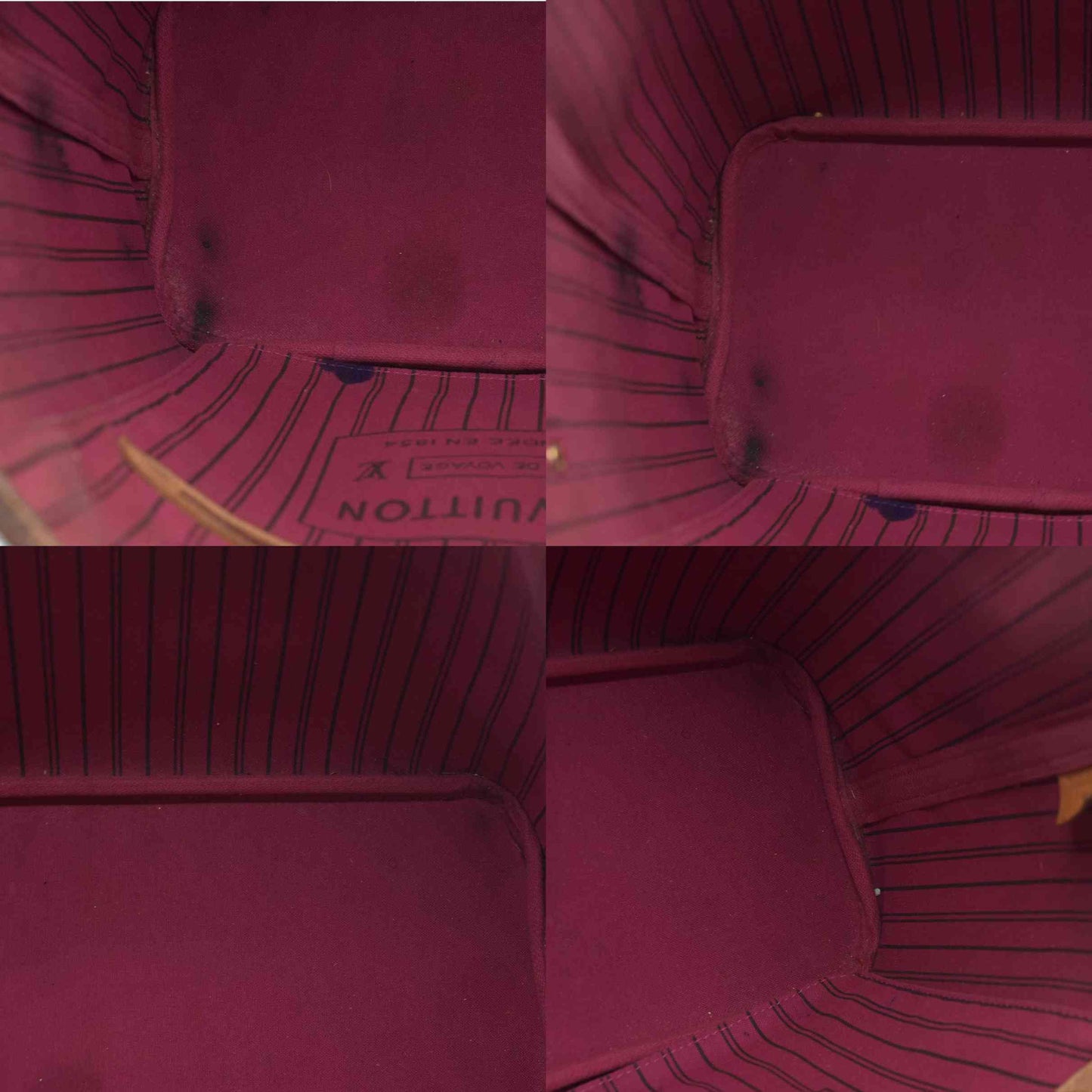 $2170 Louis Vuitton  Monogram Neo Neverfull MM Fuchsia