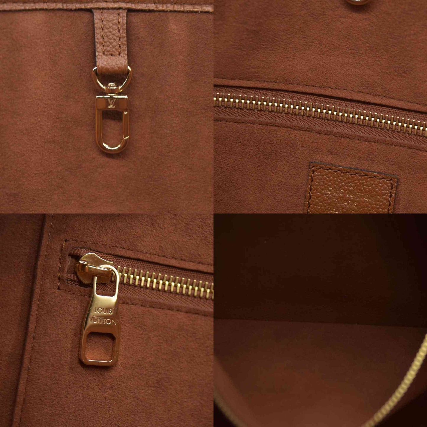 Louis Vuitton Empreinte Monogram Giant Neverfull MM Cognac RFID