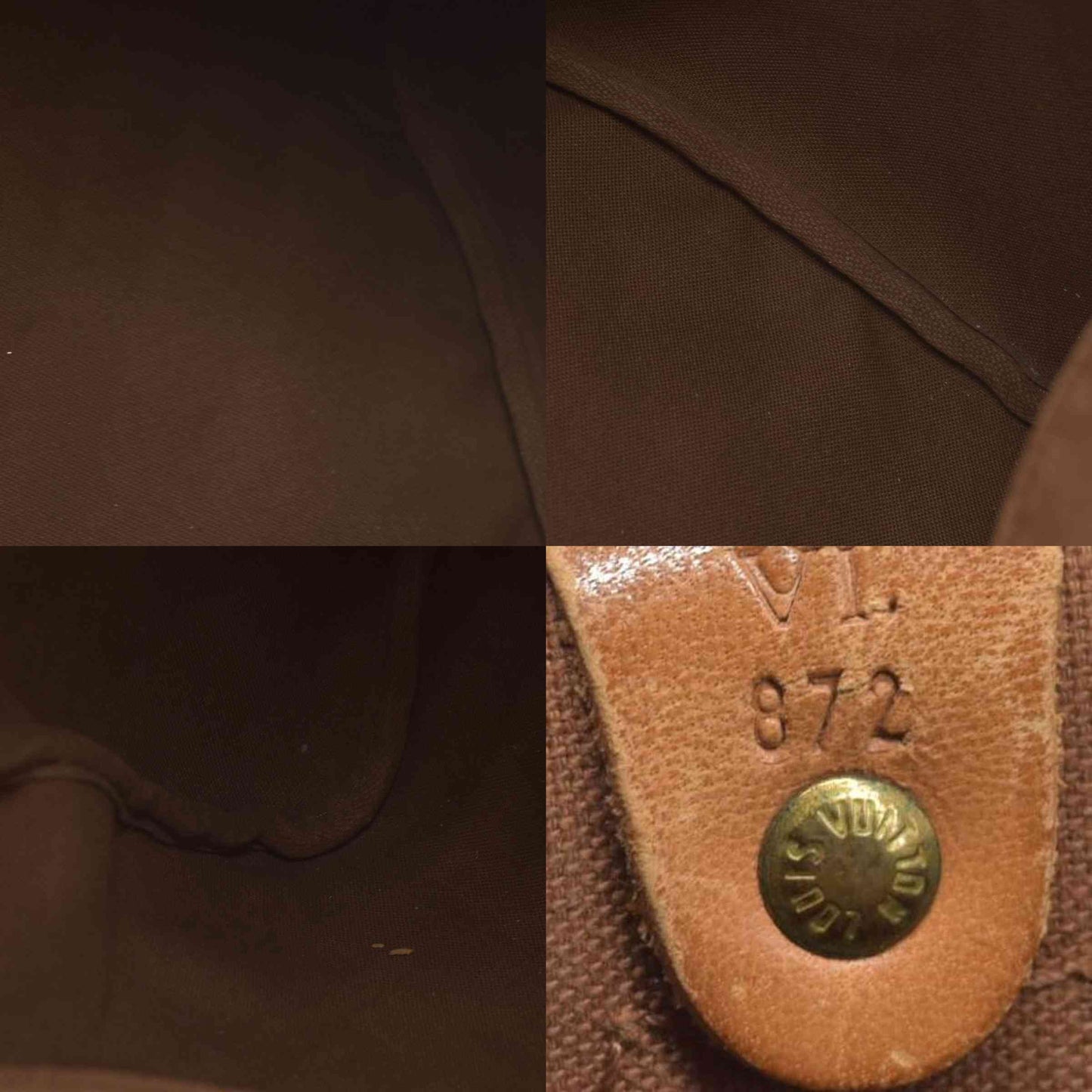 $1730 1987 Louis Vuitton Monogram Speedy 35 VI872