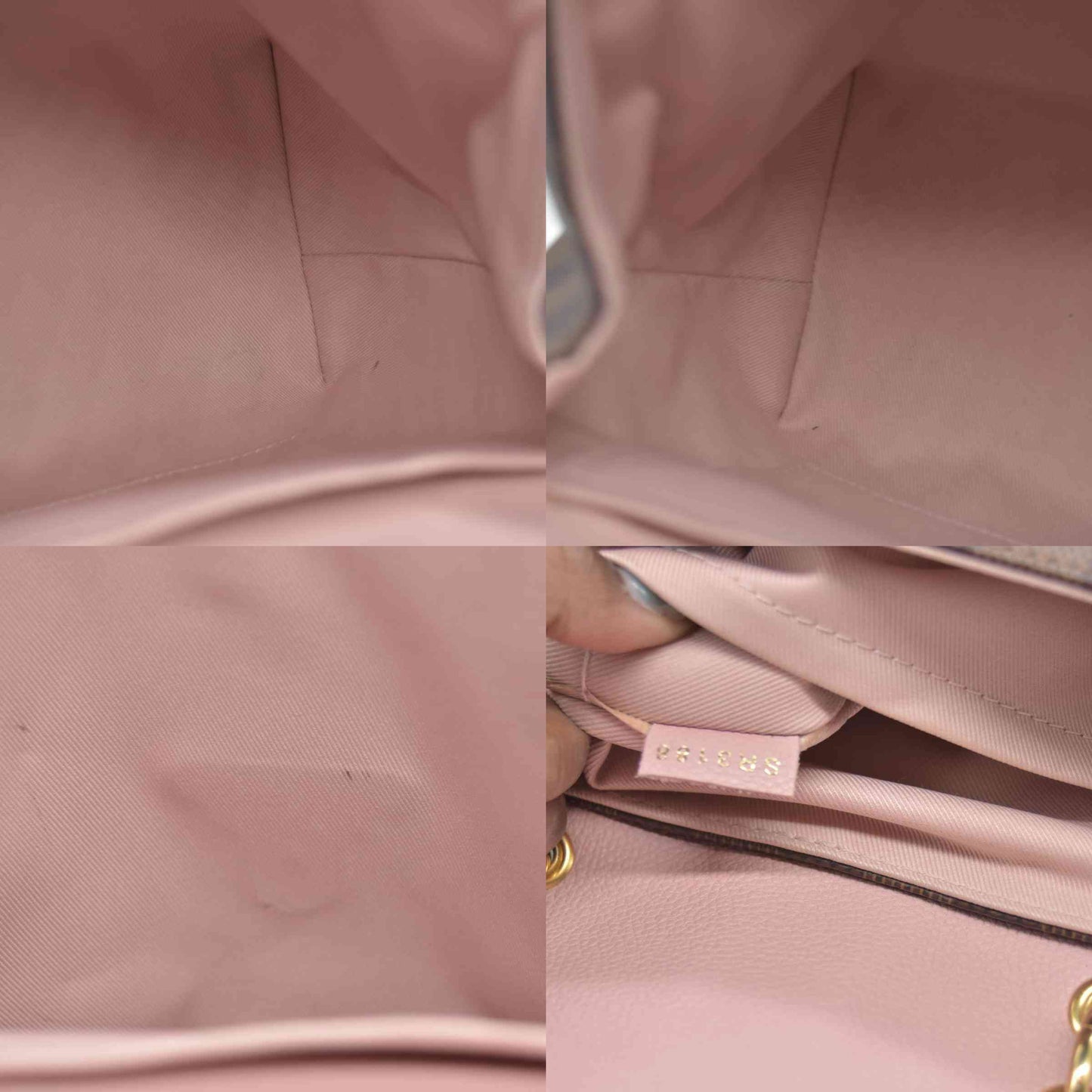 $2040 2018 Louis Vuitton Damier Ebene Clapton Backpack Magnolia Pink SR3188