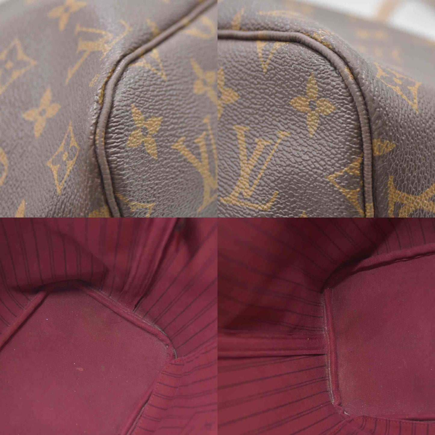 Louis Vuitton Neverfull MM Monogram with Pivoine Interior and Pouch SD1144