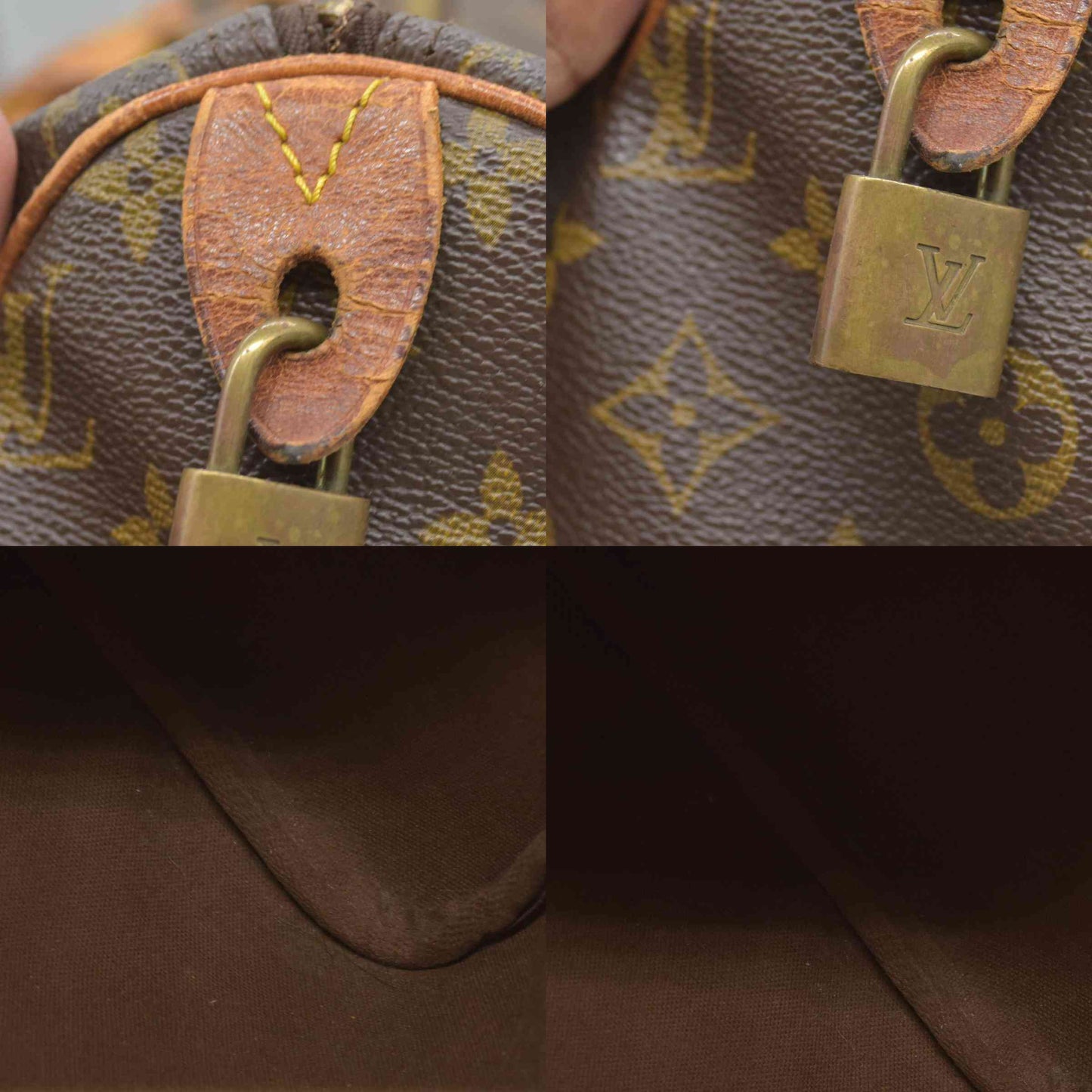 $1630 1988 Louis Vuitton Monogram Speedy VI882