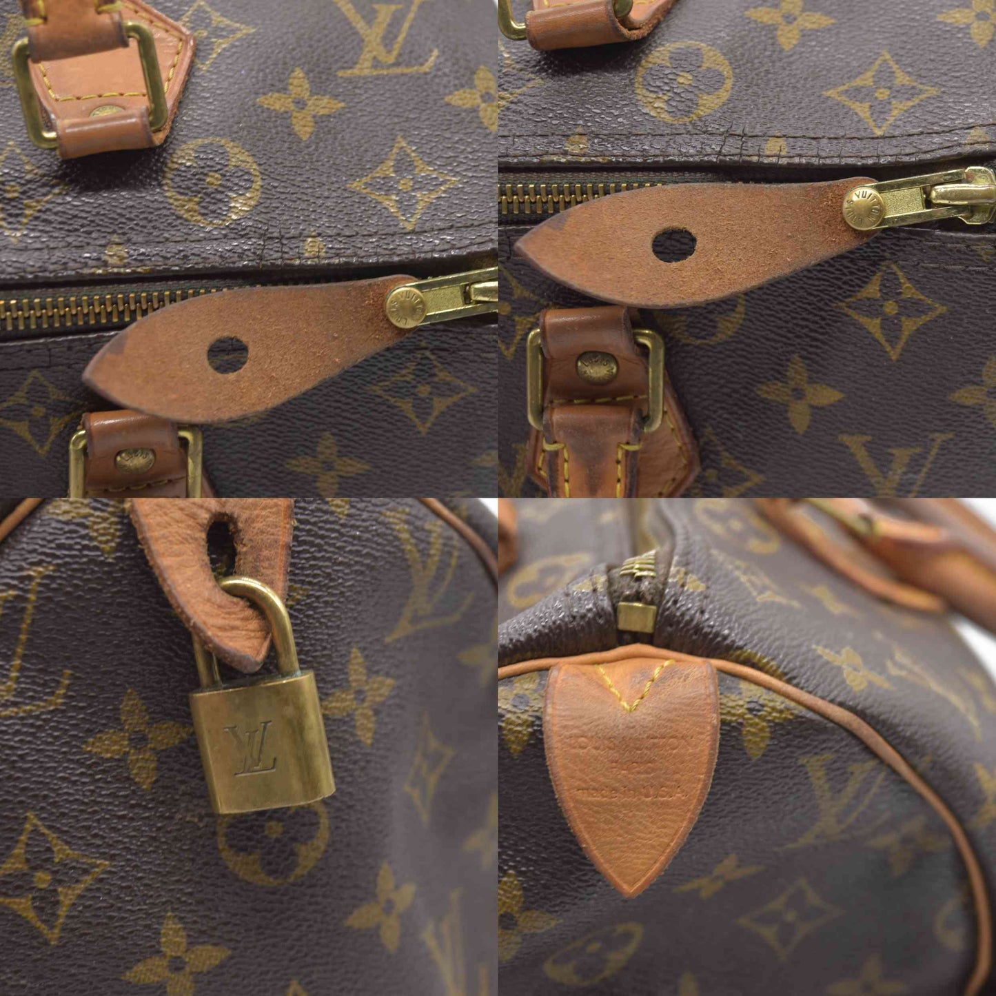 $1620 Louis Vuitton Monogram Speedy 30 SD4089 2009