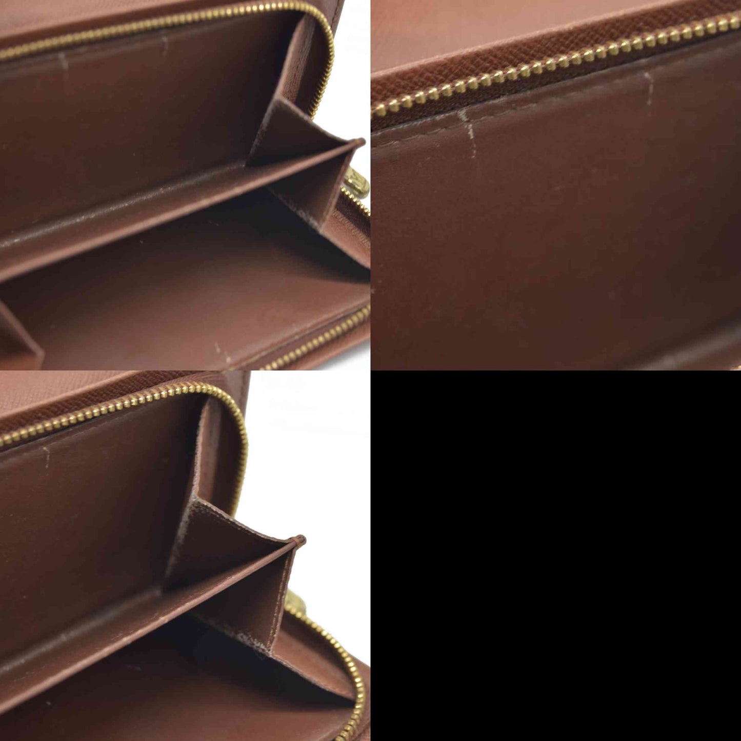 $560 Louis Vuitton Monogram Porte Monnaie Billets Tresor Bifold Wallet CA0959