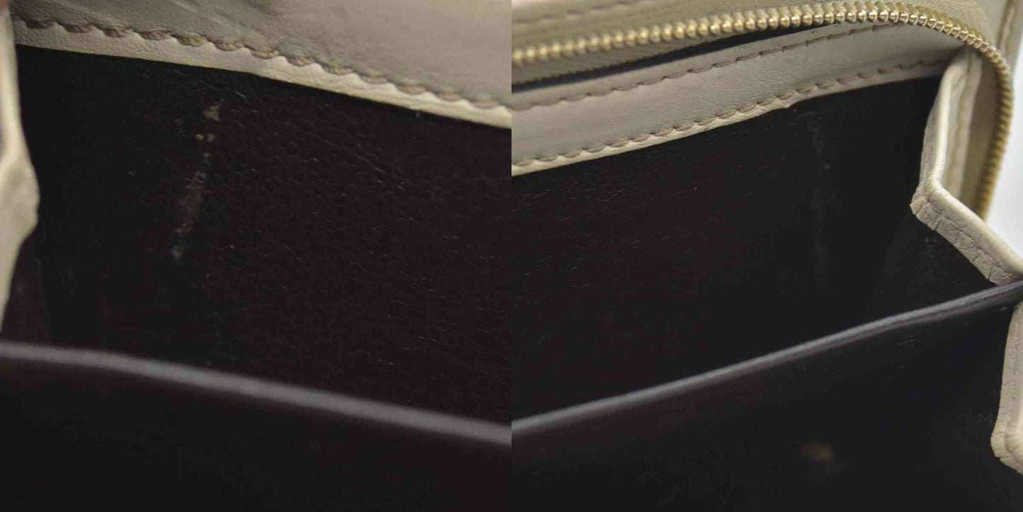 $880 Gucci Monogram Sukey Continental Wallet Champagne CONSIGNMENT