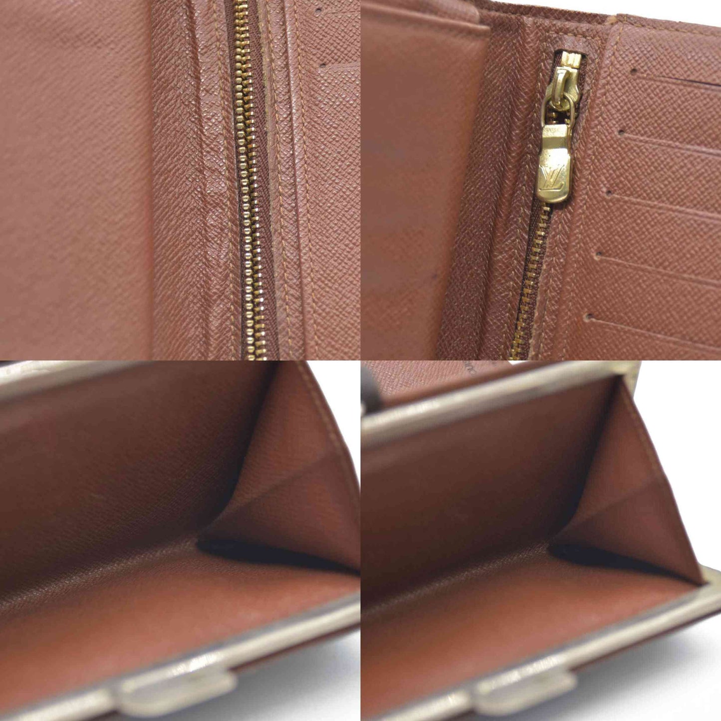 Louis Vuitton Monogram Continental French Purse Wallet SD0040 $720