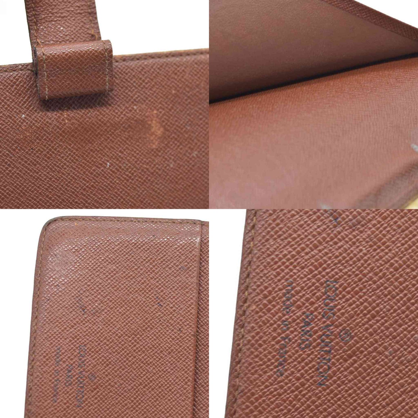 $755 Louis Vuitton  Monogram Medium Ring Agenda Cover