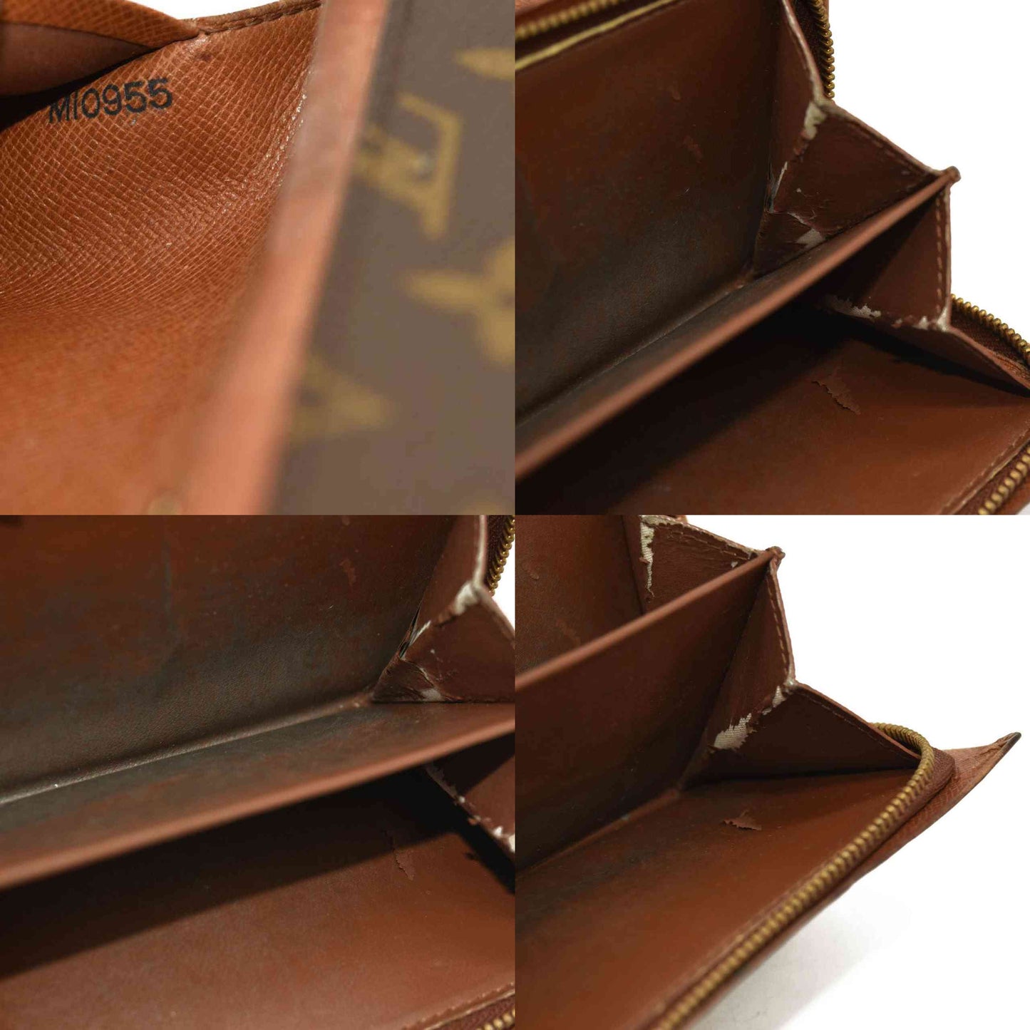 Louis Vuitton  Monogram Porte-Monnaie Billets Tresor Wallet MI0955