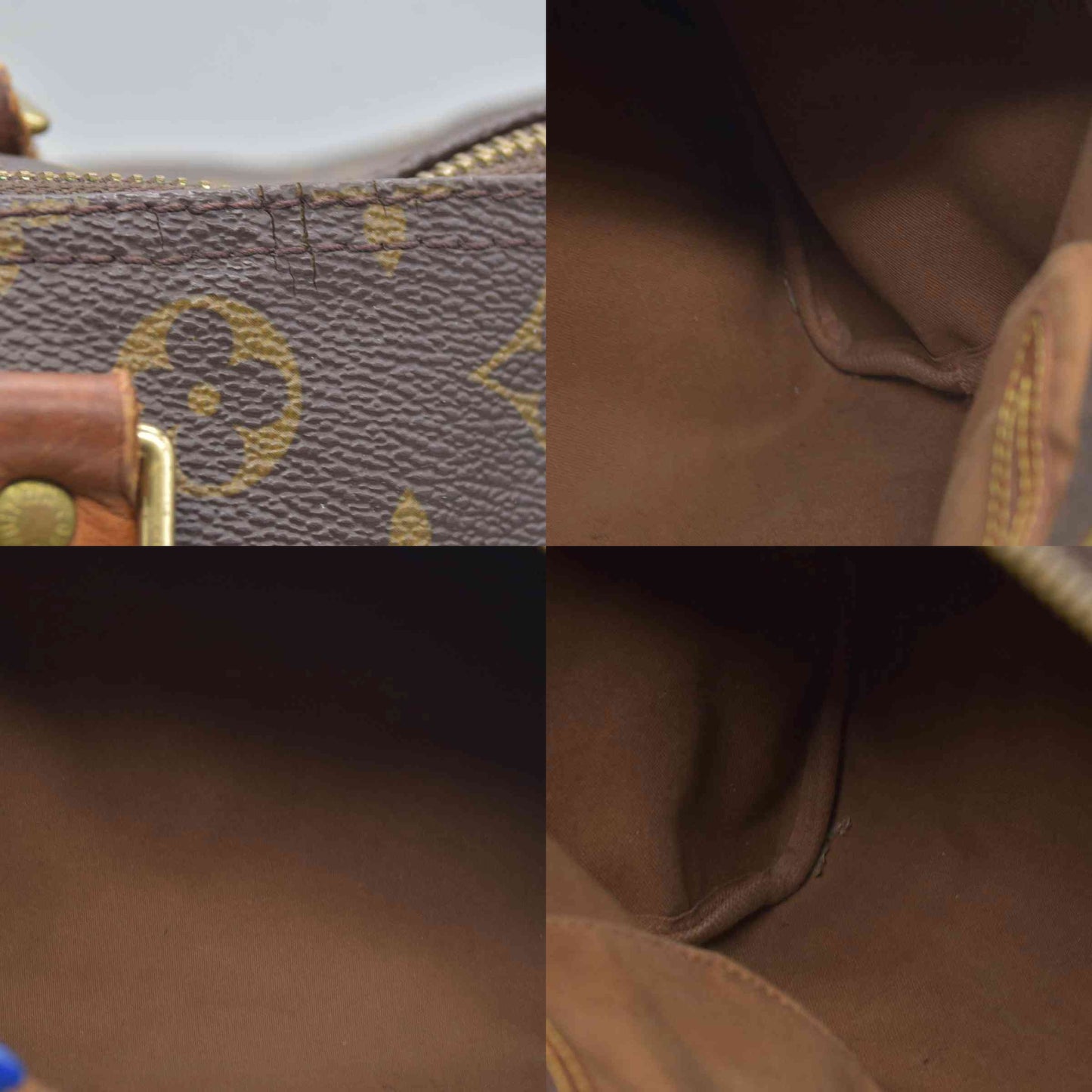 $1630 2000 Louis Vuitton LV Hand Bag Speedy 30 Brown Monogram TH0070