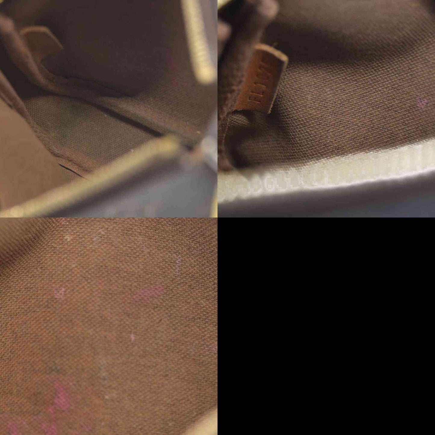 LOUIS VUITTON Mini Pochette Accessoires Monogram Handbag FL1026