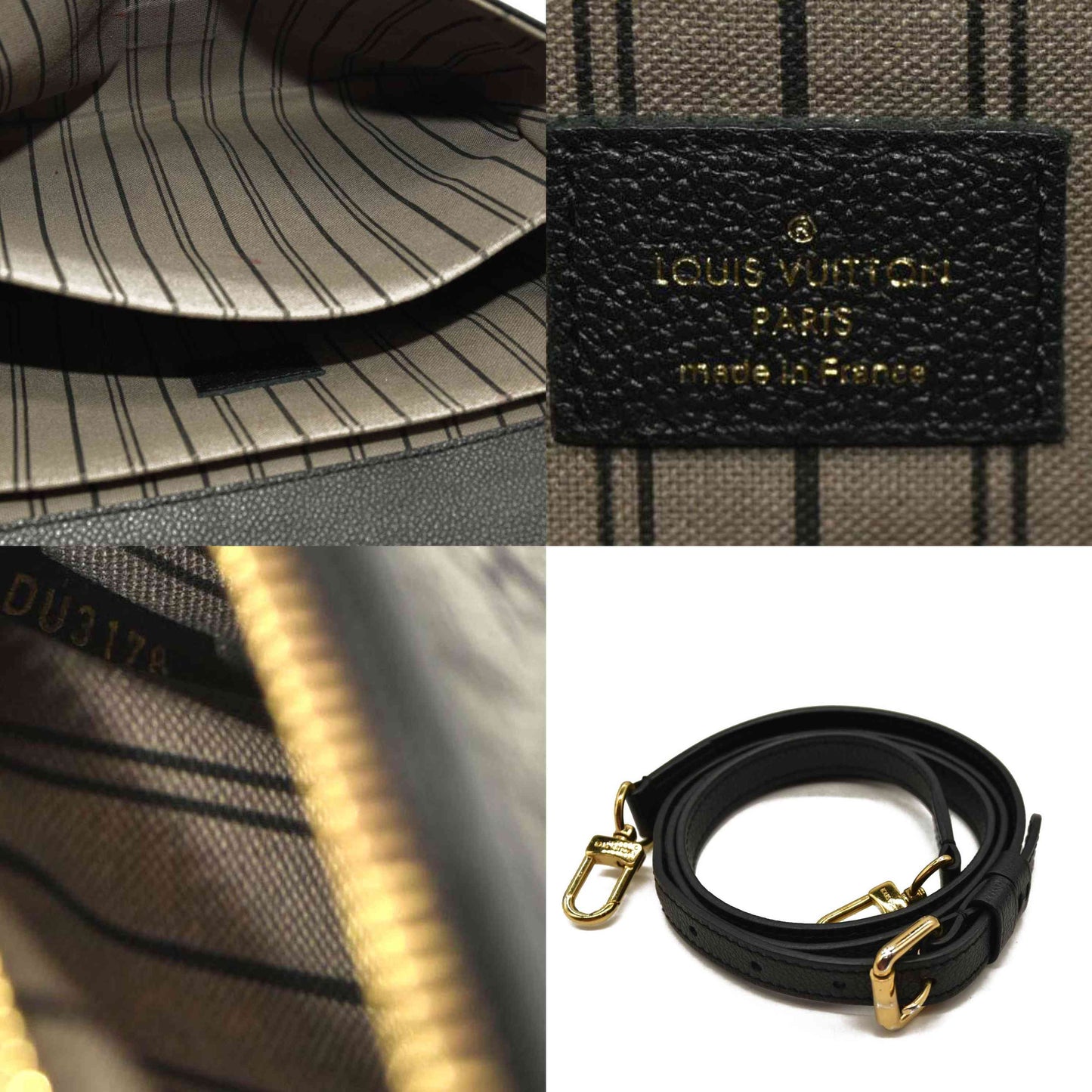 LOUIS VUITTON  Empreinte Pochette Metis Black DU3178