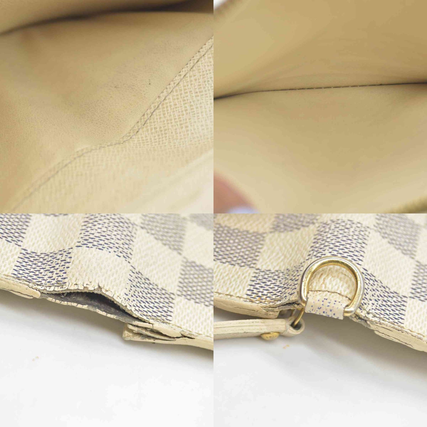 $745 Louis Vuitton Damier Azur Insolite Wallet CONSIGNMENT