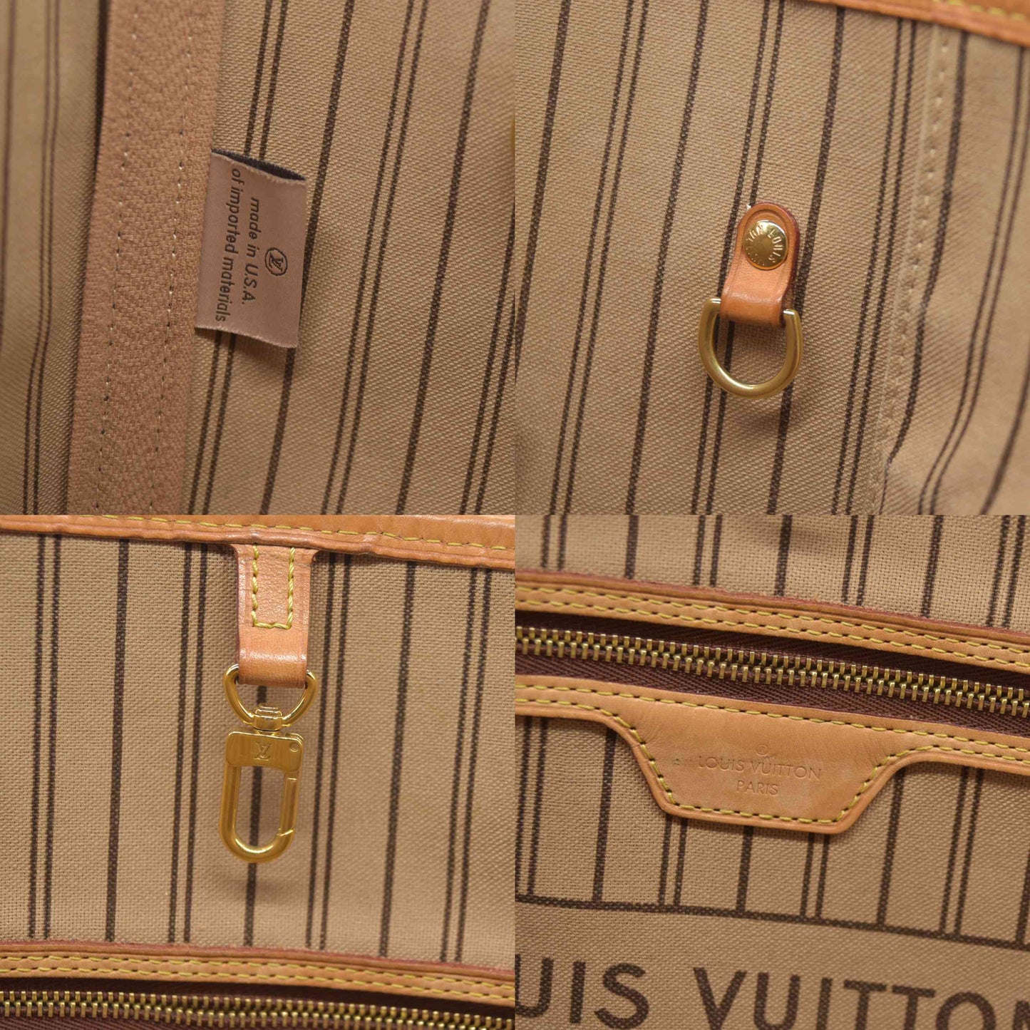 $2170 Louis Vuitton Monogram Neverfull MM SD214 CONSIGNMENT