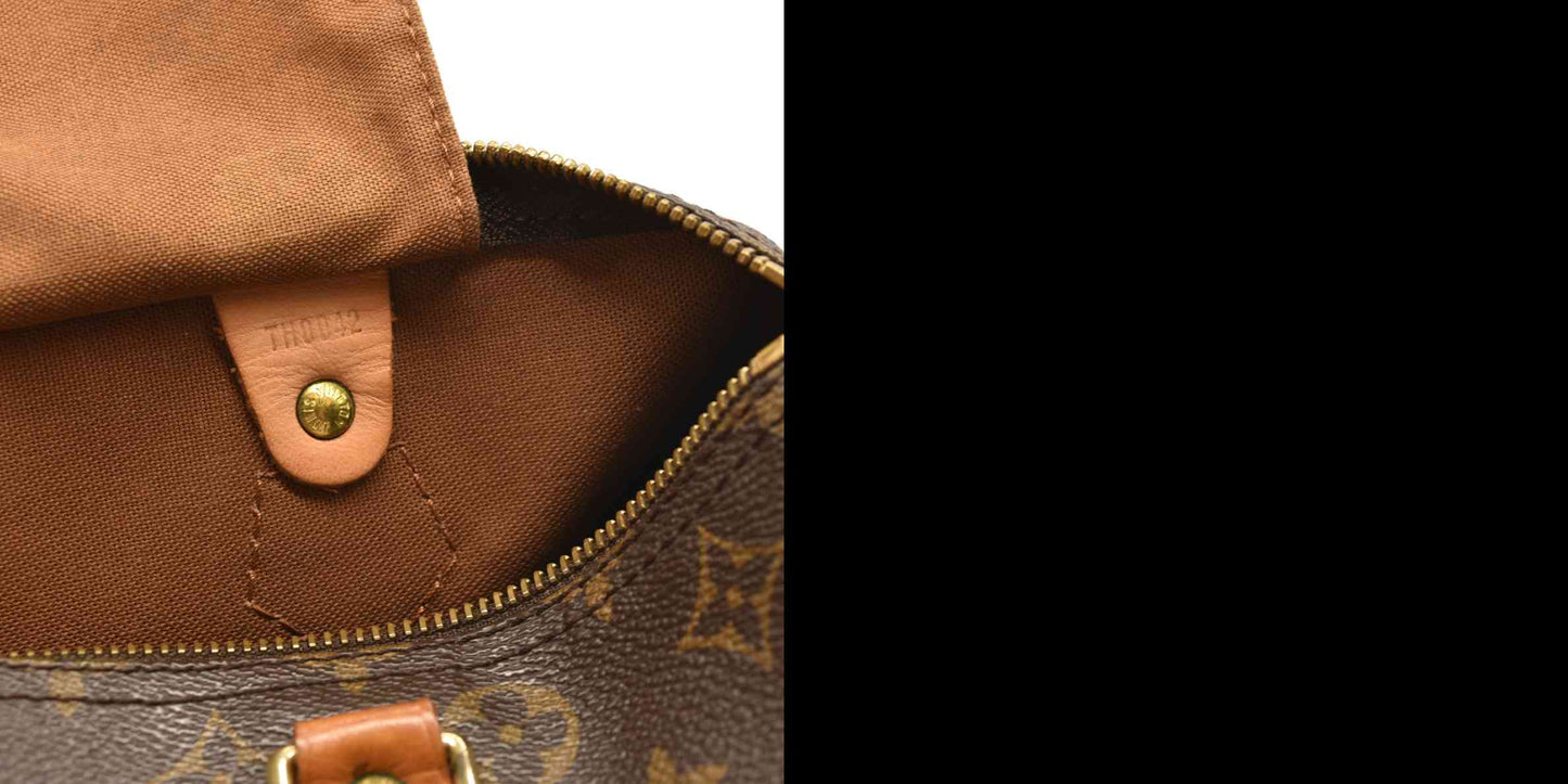 Louis Vuitton Monogram Speedy 30  M41108  Doctors Satchel Brown TH0042