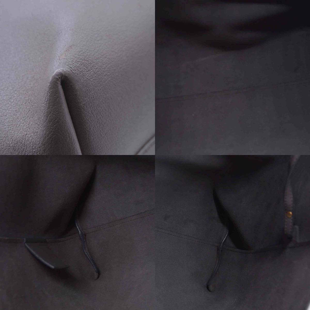 $1650 2018 SAINT LAURENT Calfskin Shopping East West YSL Tote Grey