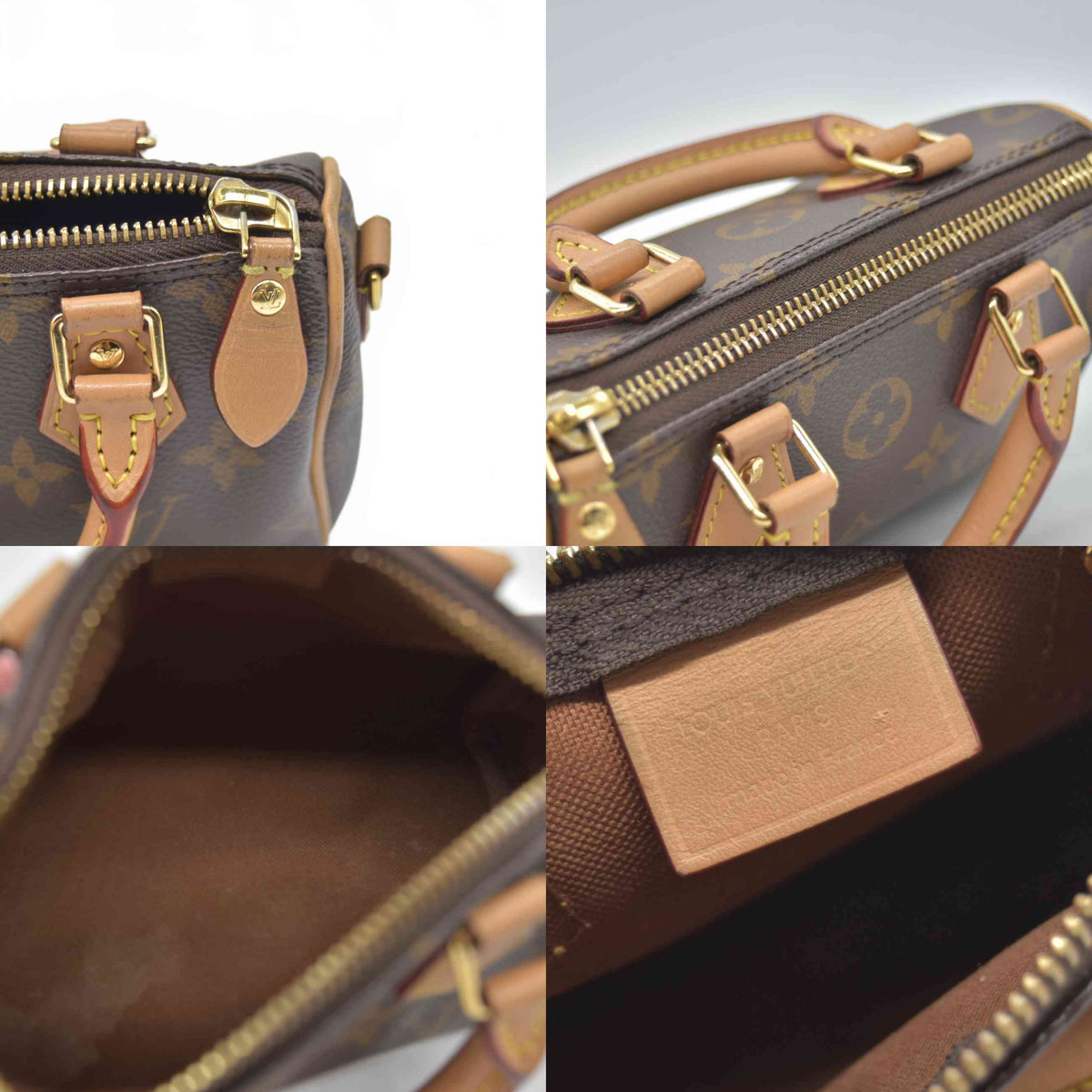 $1960 2022 Louis Vuitton Monogram Nano Speedy Bandouliere TY3212 10020484