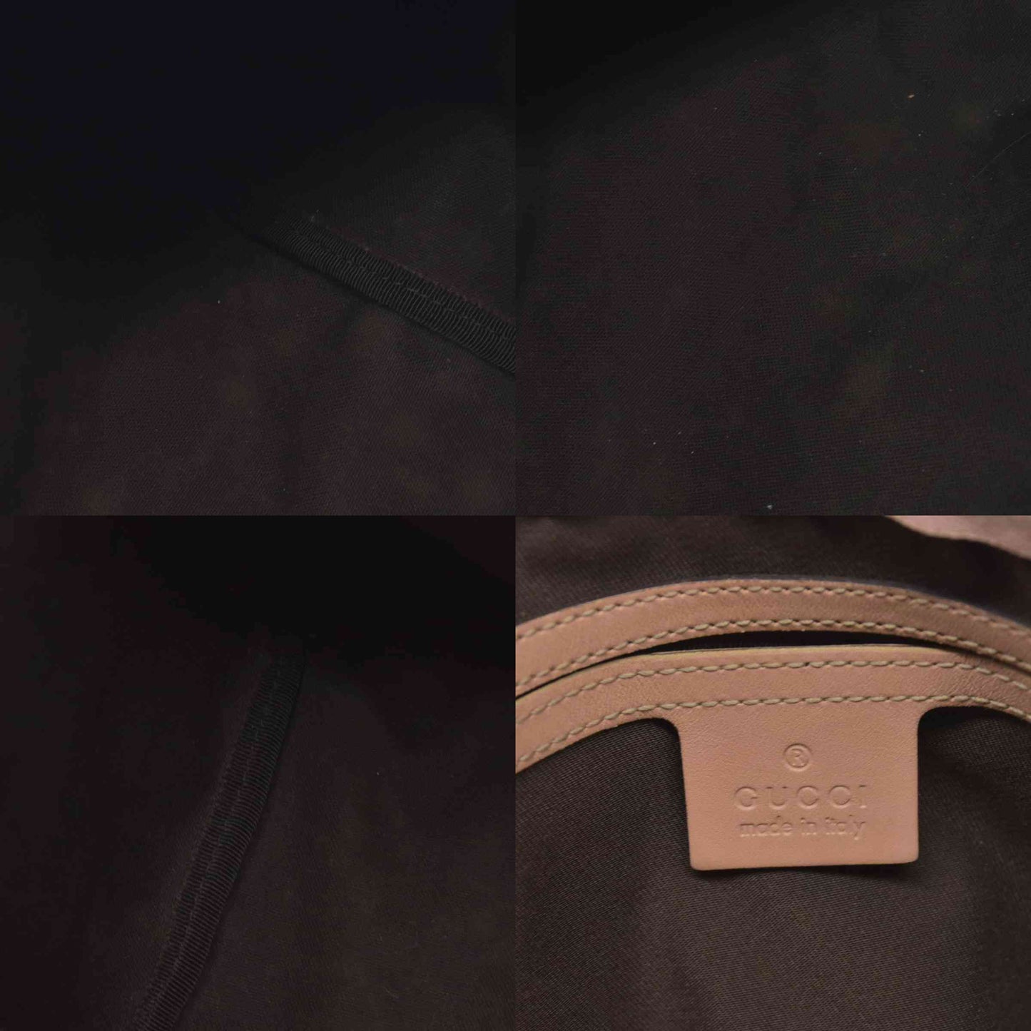 Gucci GG Plus Monogram Web Stripe Medium Joy Boston Pink