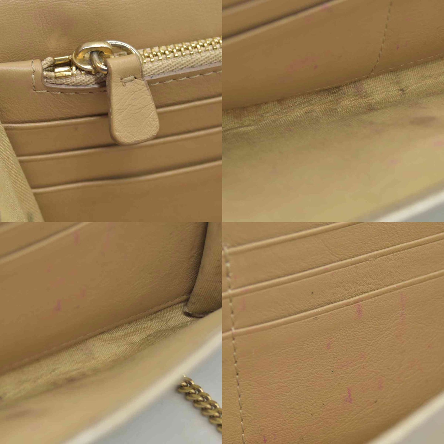 $795 Jimmy Choo Metallic Star Studded Wallet on Chain