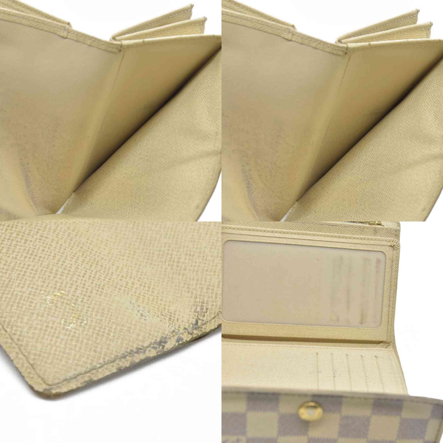 AUCTION $610 Louis Vuitton  Damier Azur Alexandra Wallet