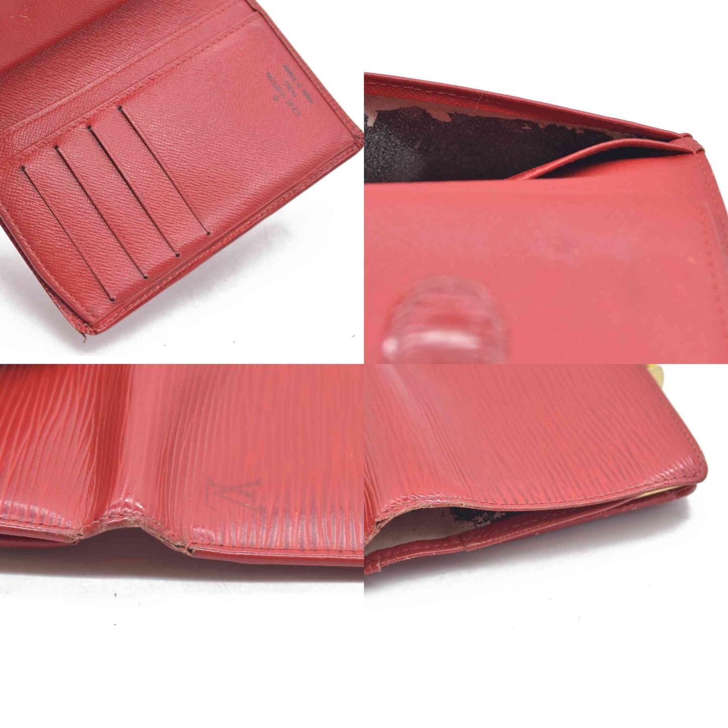 LOUIS VUITTON Epi Porte Monnaie Billets Viennois Wallet MI0997
