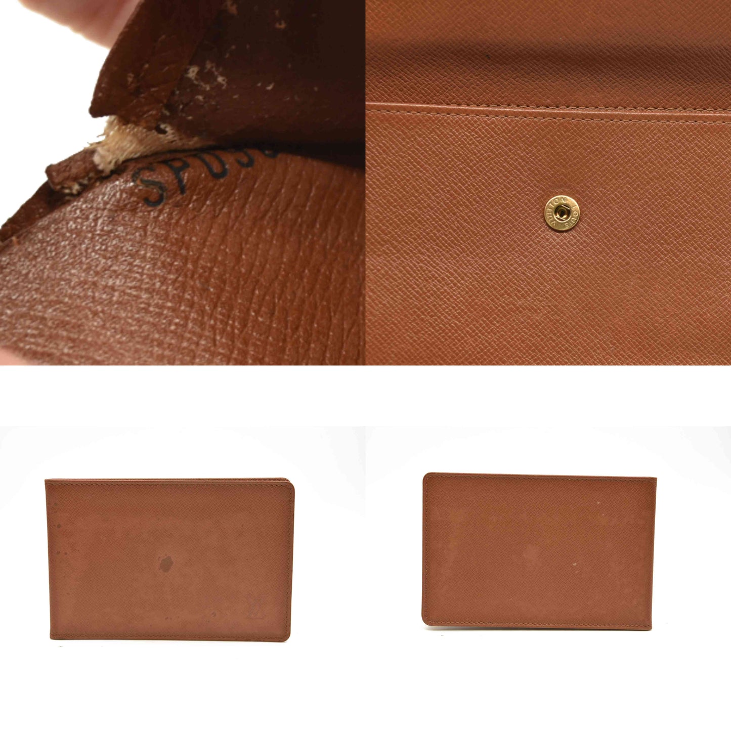 Louis Vuitton  Monogram Porte Tresor Etui Papiers Wallet SP0966