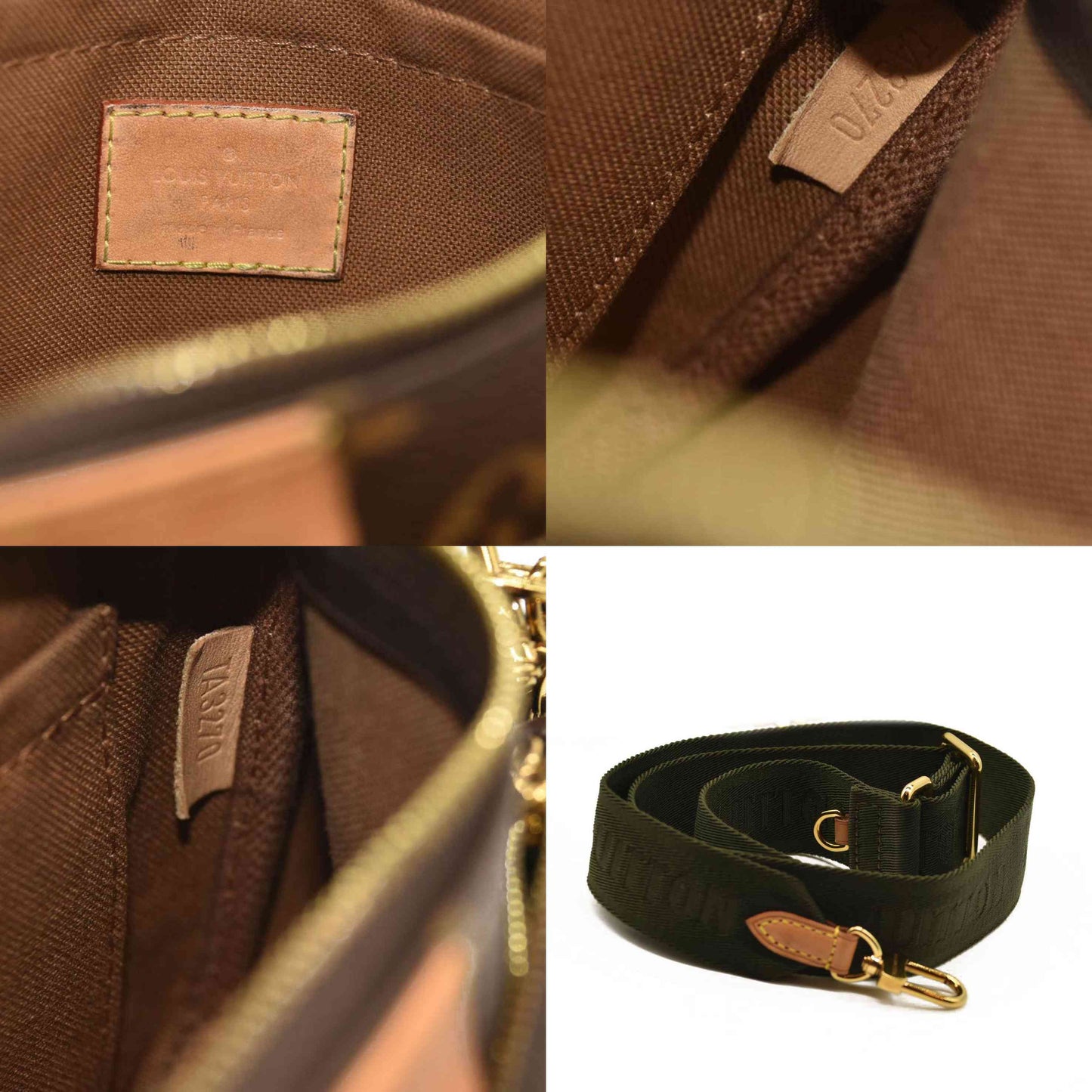 Louis Vuitton  Monogram Multi Pochette Accessories Kaki RFID TA3270