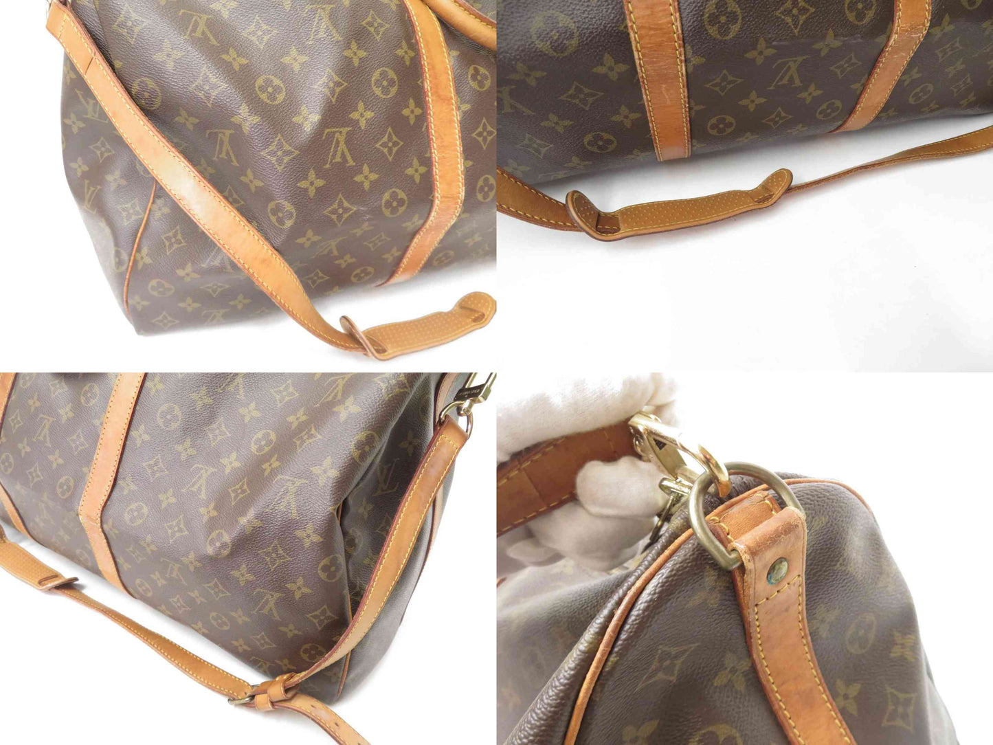 $2690 1990 Louis Vuitton Monogram Keepall Bandouliere 60 VI0950