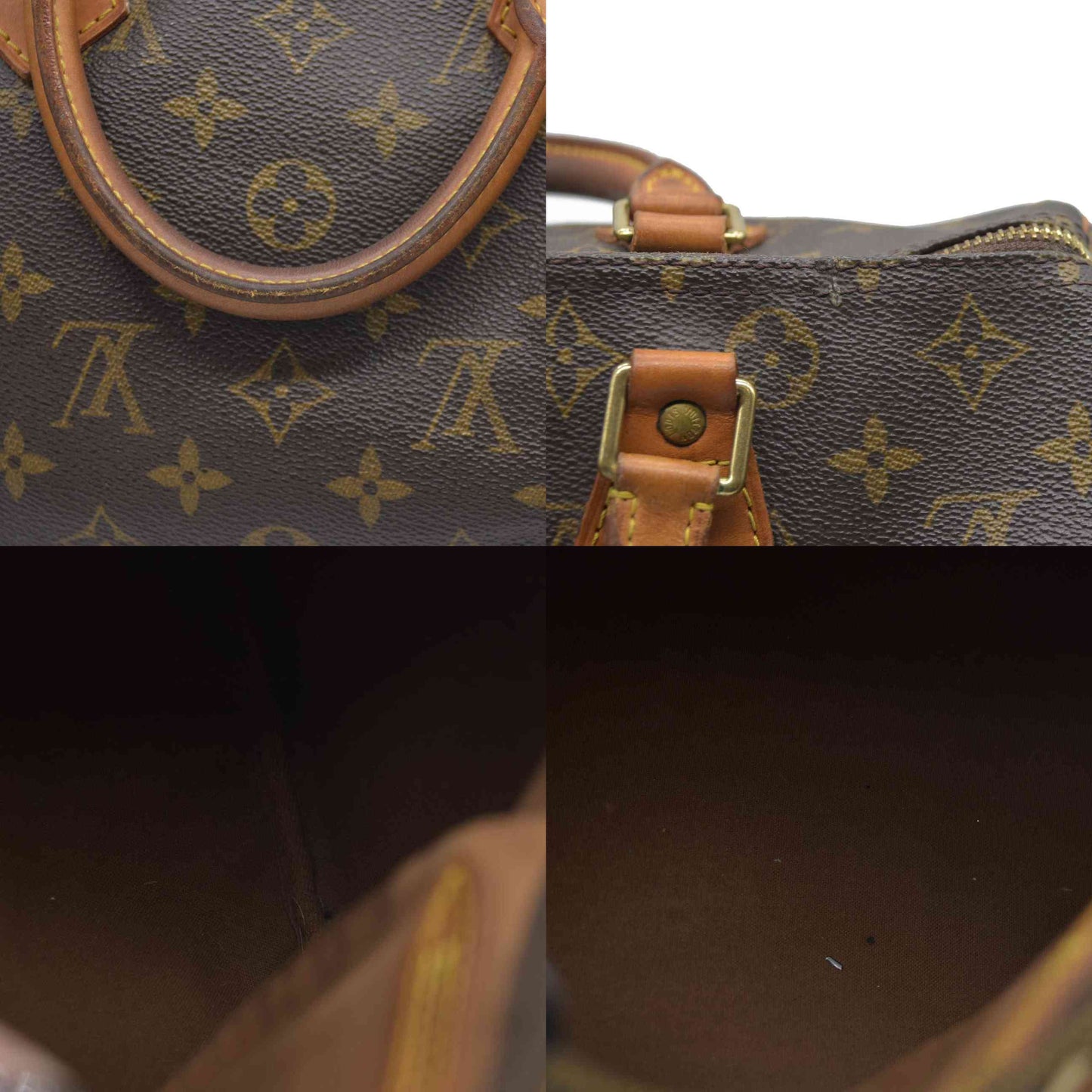 $1700 Louis Vuitton Monogram Speedy 35 TH0034