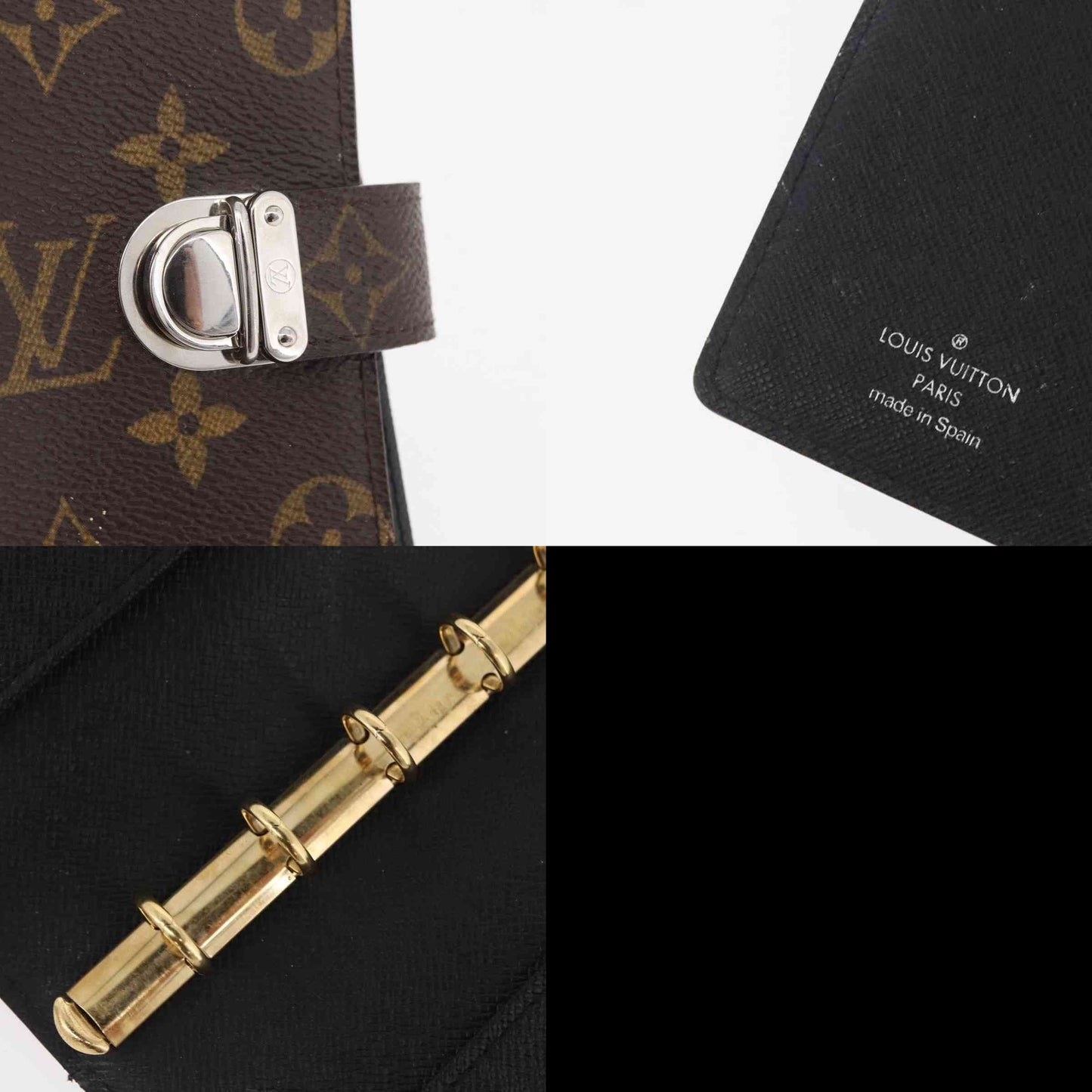 $650 2005 LOUIS VUITTON Monogram Agenda Koala PM Silver CA0065