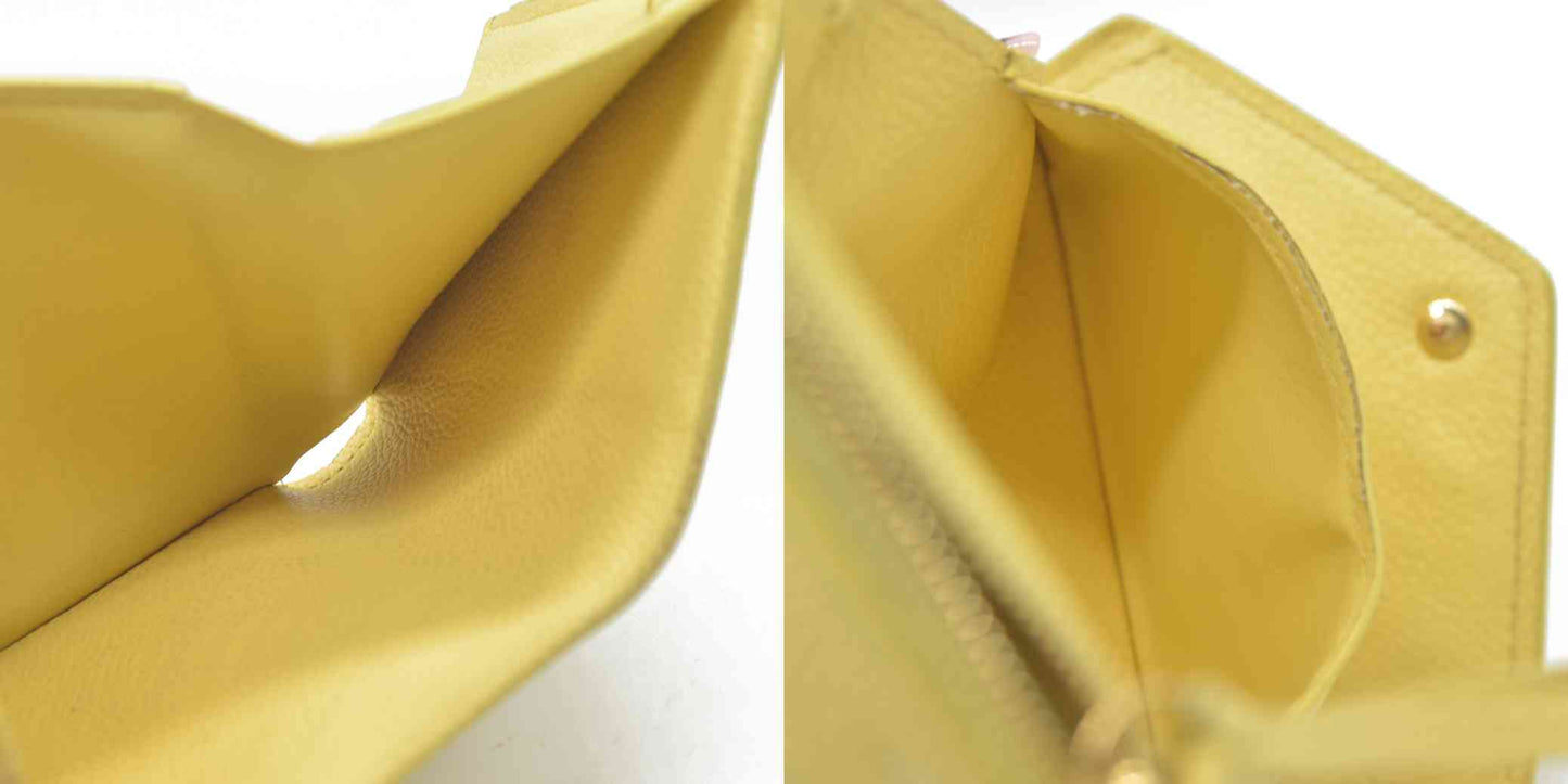 Louis Vuitton  Empreinte Monogram Victorine Wallet Lemon Curd RFID