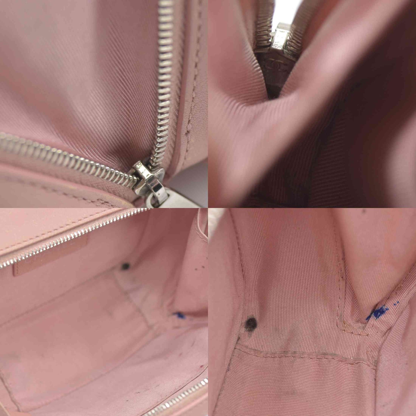 $4200 Chanel Lambskin Quilted Mini CC Box Camera Bag Pink