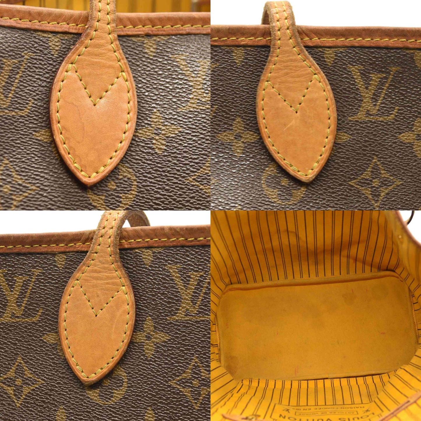 LOUIS VUITTON Monogram Neo Neverfull MM Mimosa TJ2134