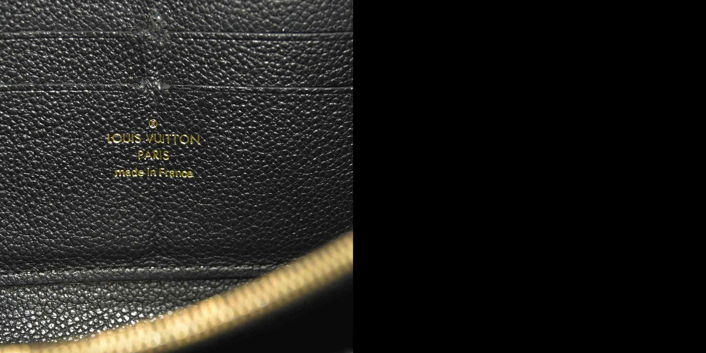 LOUIS VUITTON Empreinte Secret Long Wallet Black TN4115