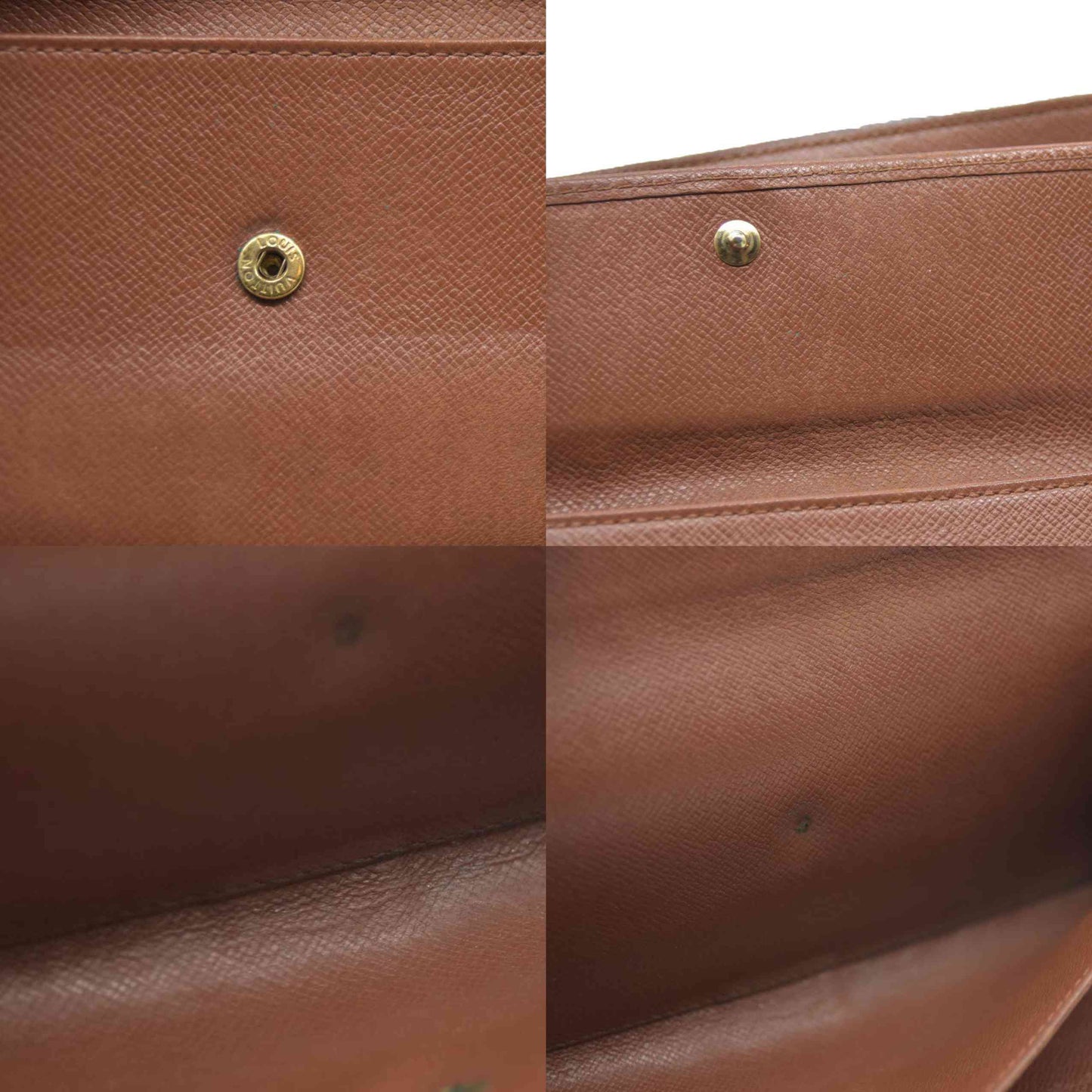 AUCTION $725 Louis Vuitton Monogram Porte Tresor International Trifold Long Wallet TH0956