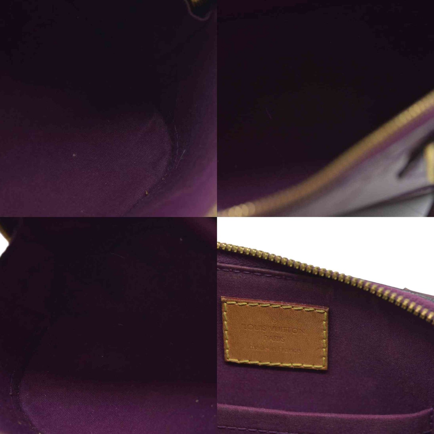 $2350 CONSIGNMENT Louis Vuitton Amethyste Monogram Vernis Alma BB
