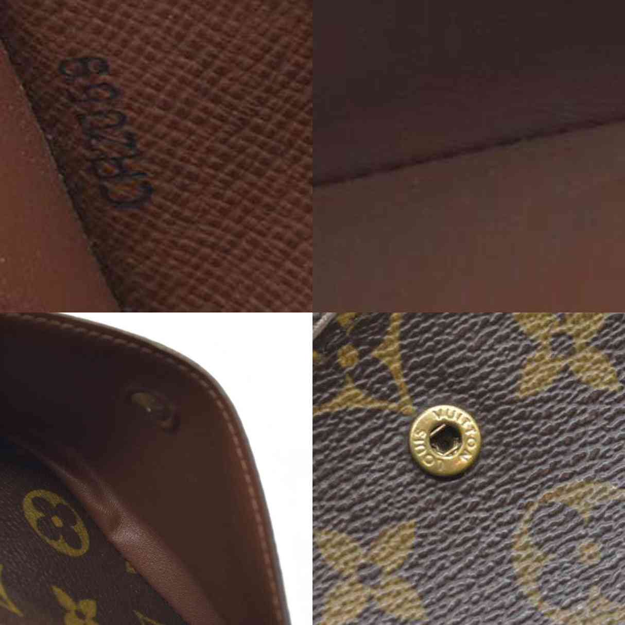 $775 Louis Vuitton Monogram Alexandra Wallet 2009 CA2059