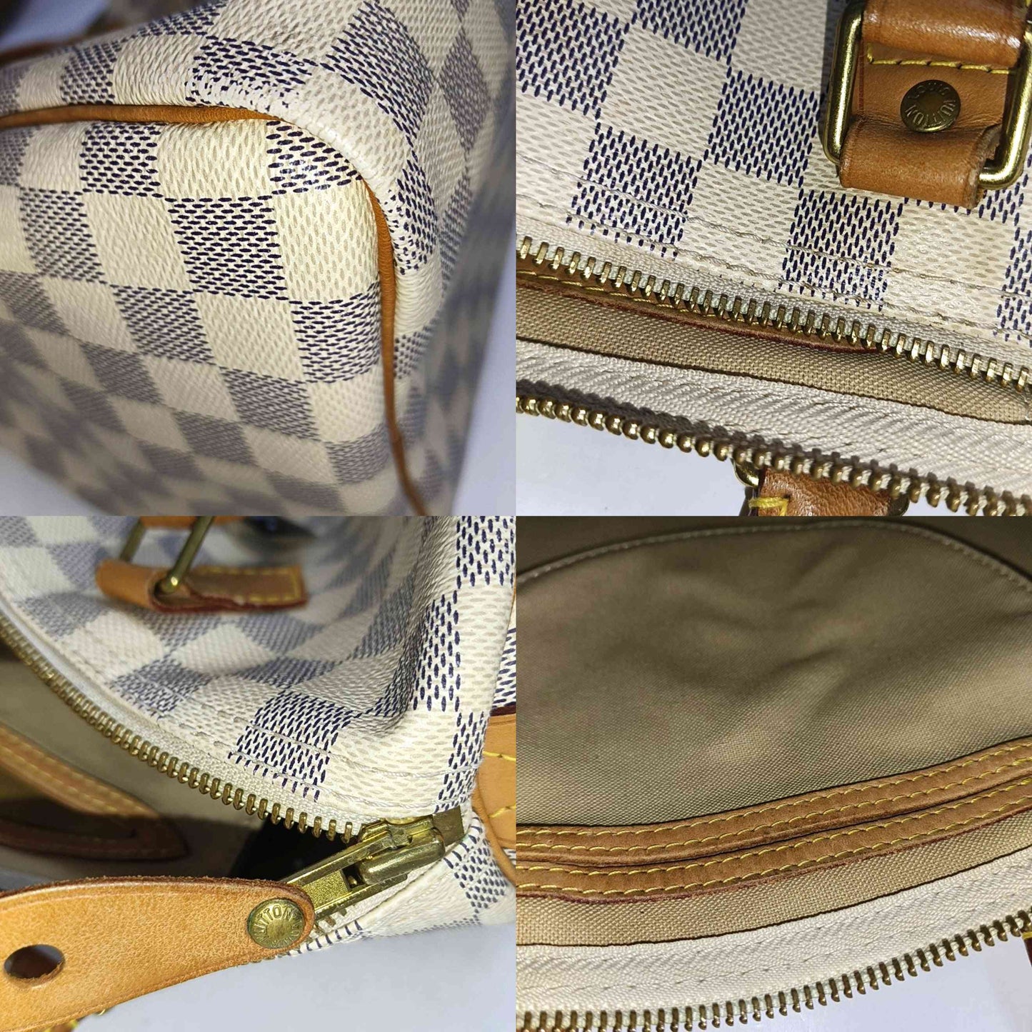 Louis Vuitton  Damier Azur Speedy 25 BA4142