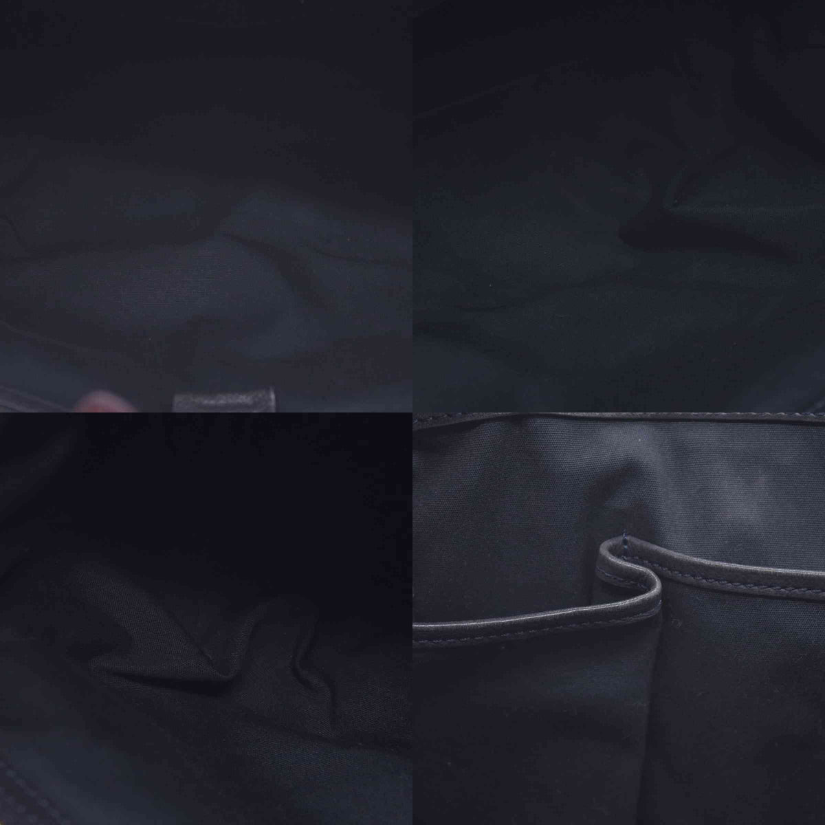 $1150 CELINE Triomphe Canvas & Web Buckle Strap Tote Bag Grey Navy CONSIGNMENT 10021188