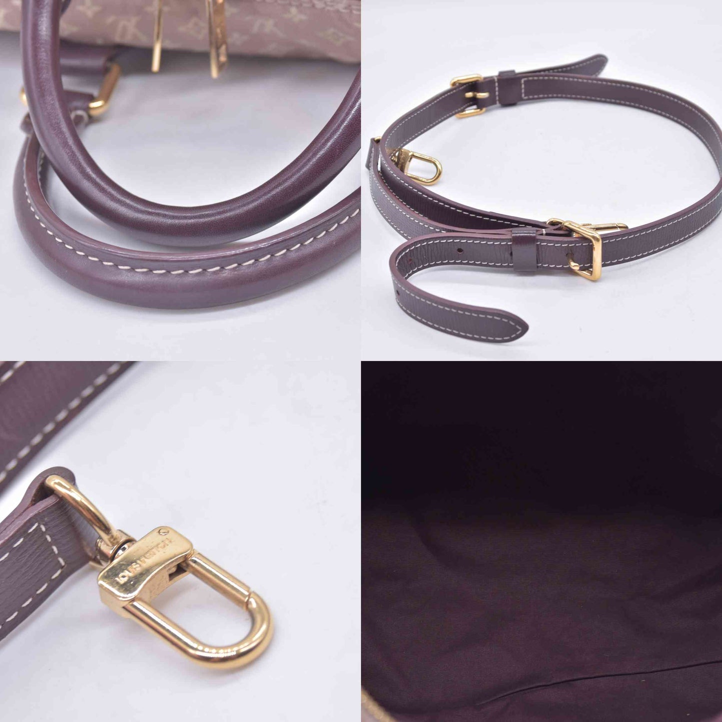$1500 2010 Louis Vuitton Monogram Idylle Speedy Bandouliere 30 Sepia MB4160 CONSIGNMENT