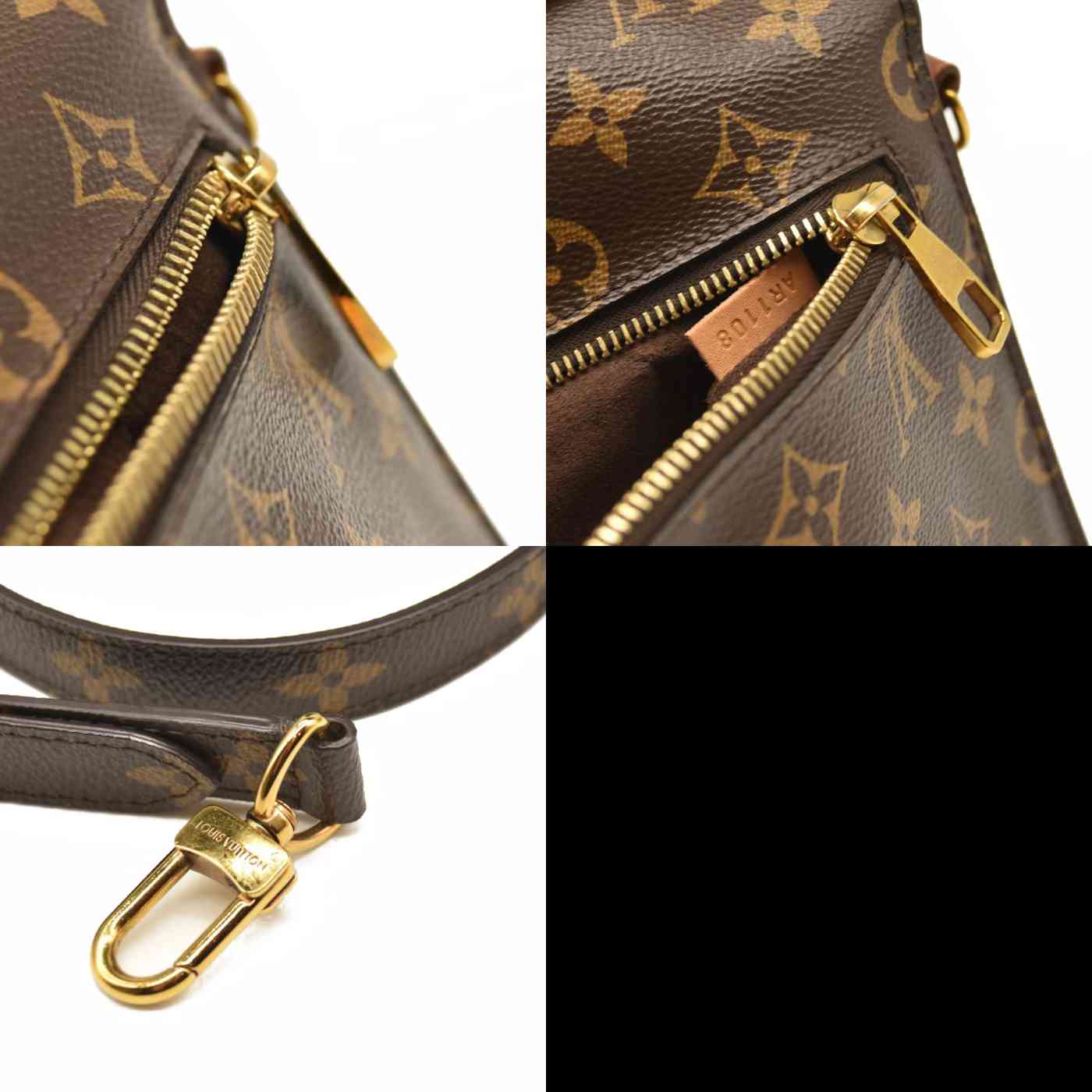 LOUIS VUITTON Monogram Pochette Metis AR1108