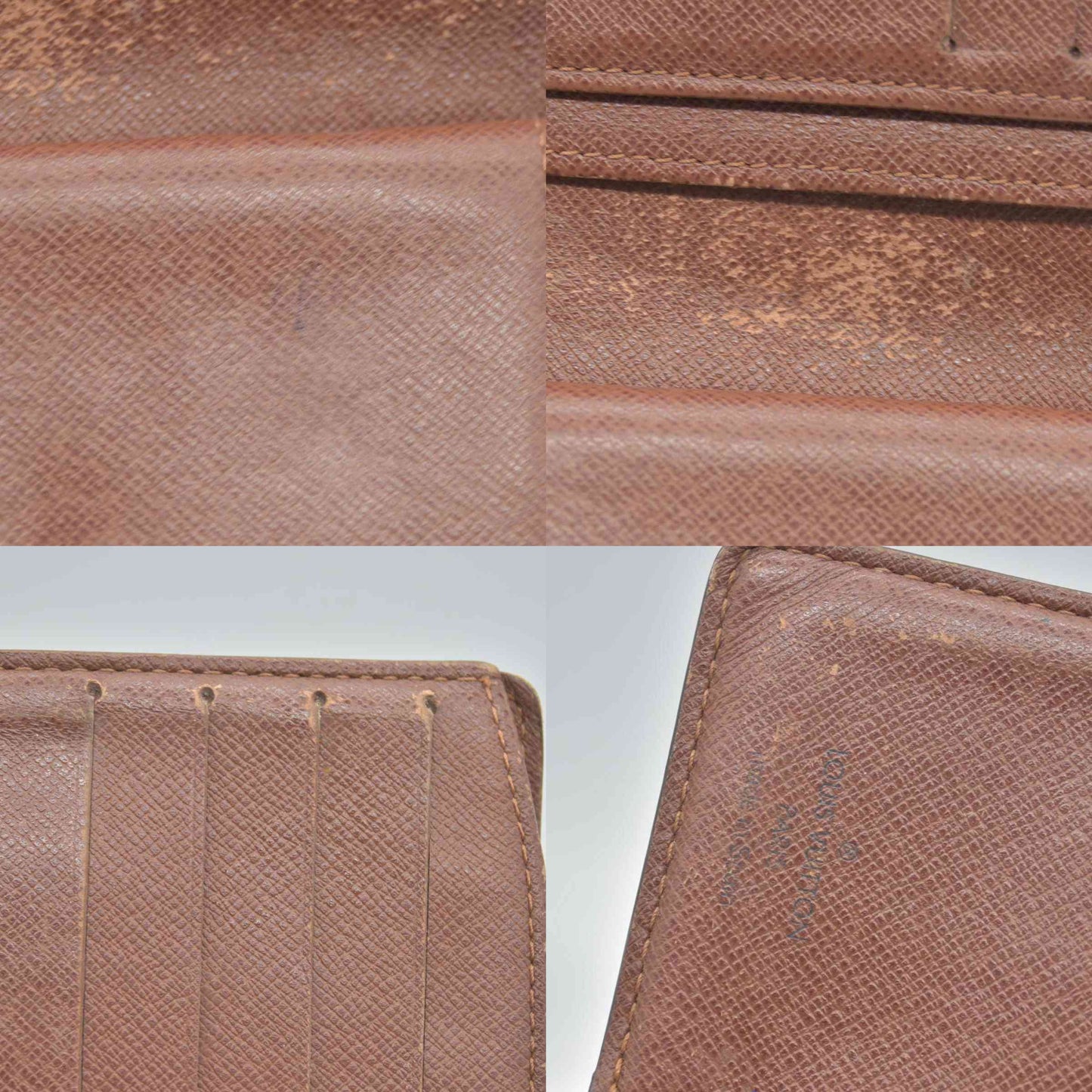 $750 2005 Louis Vuitton Kisslock French Wallet CA0015