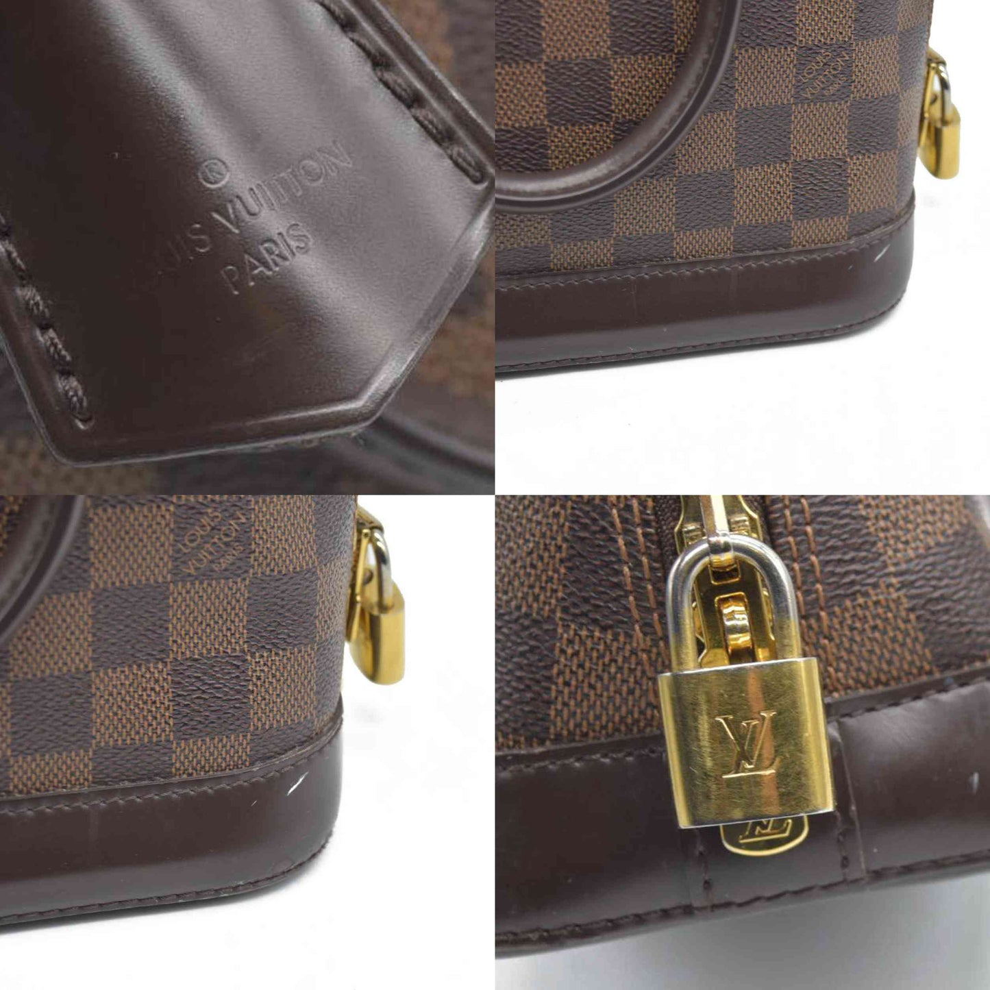 $1940 Louis Vuitton Damier Ebene Alma BB 2017 AA4177