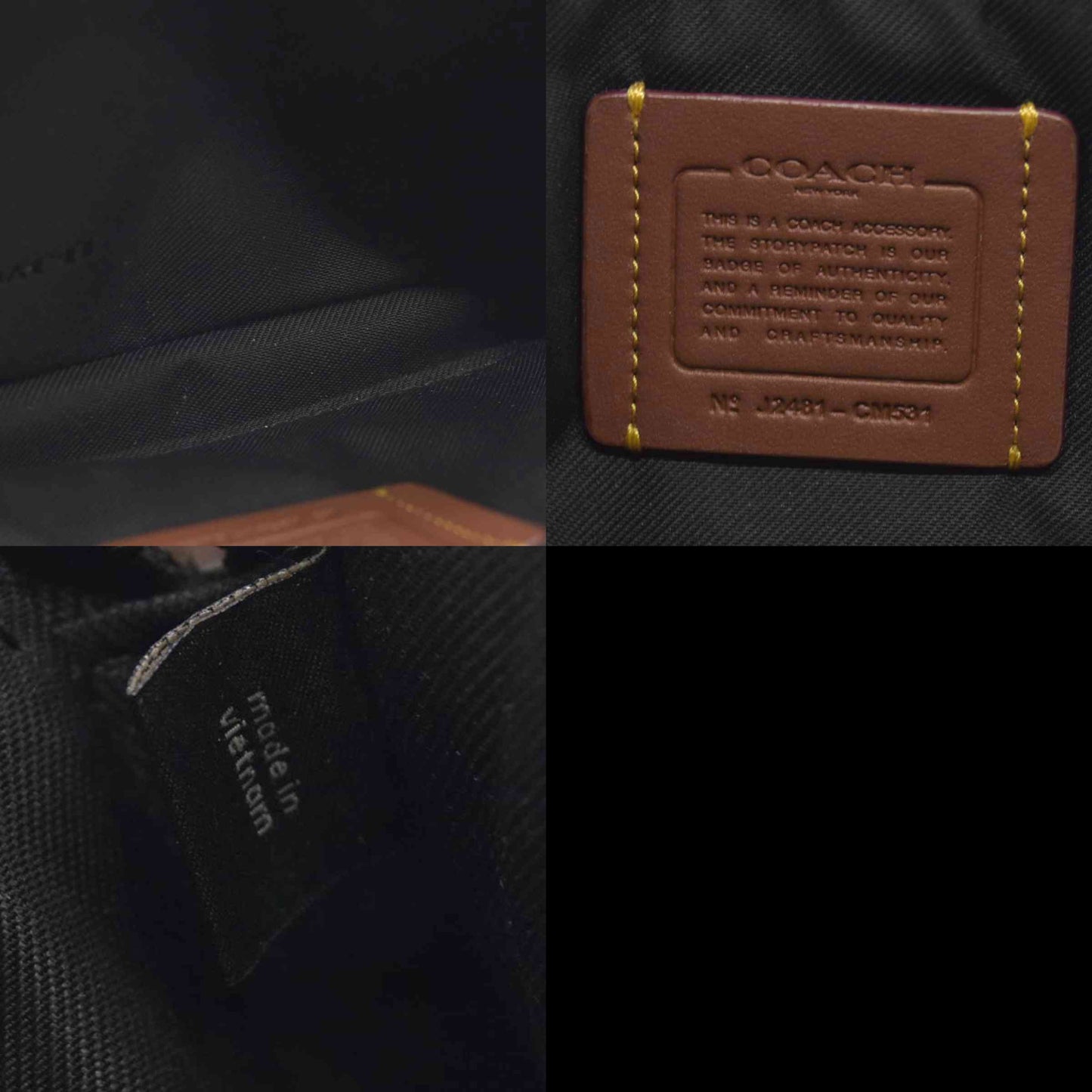 $295 COACH Women's Double Zip Kira Crossbody Bag with Pillow Quilting