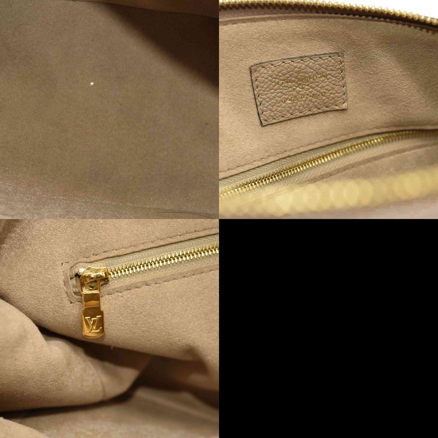 Louis Vuitton  Empreinte Monogram Giant Speedy Bandouliere 25 Tourterelle MISSING STRAP