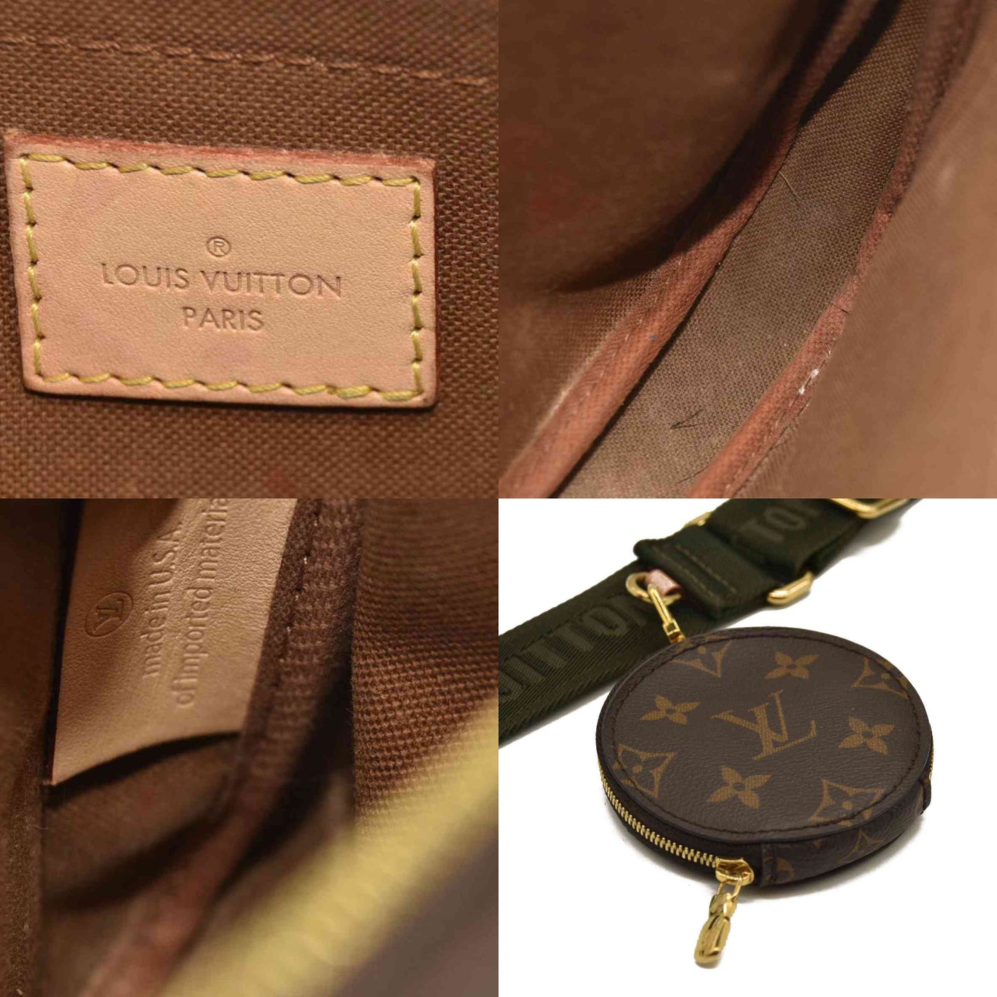 LOUIS VUITTON  Monogram Multi Pochette Accessories Kaki SD0290