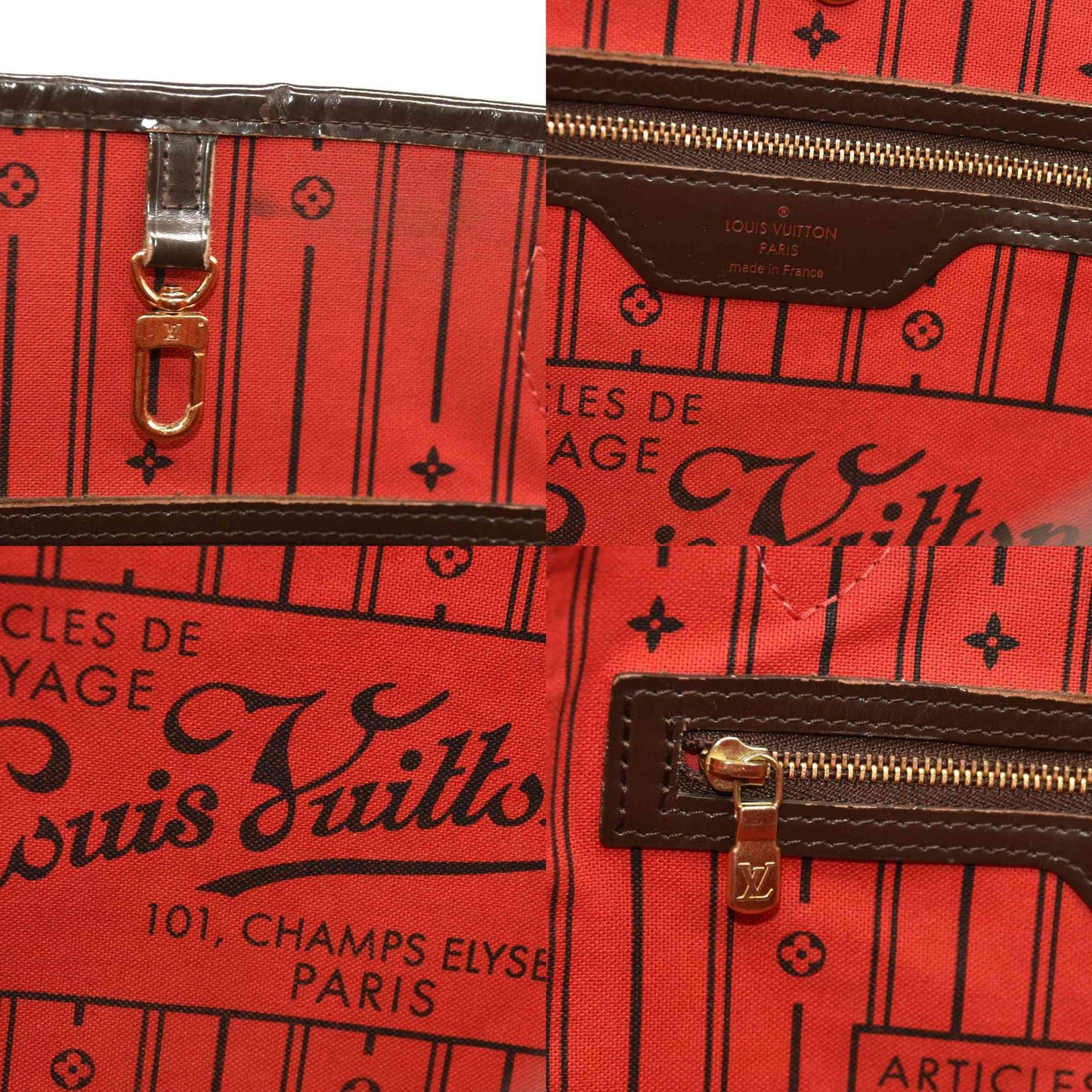 Louis Vuitton  Damier Ebene Neo Neverfull MM AR4161